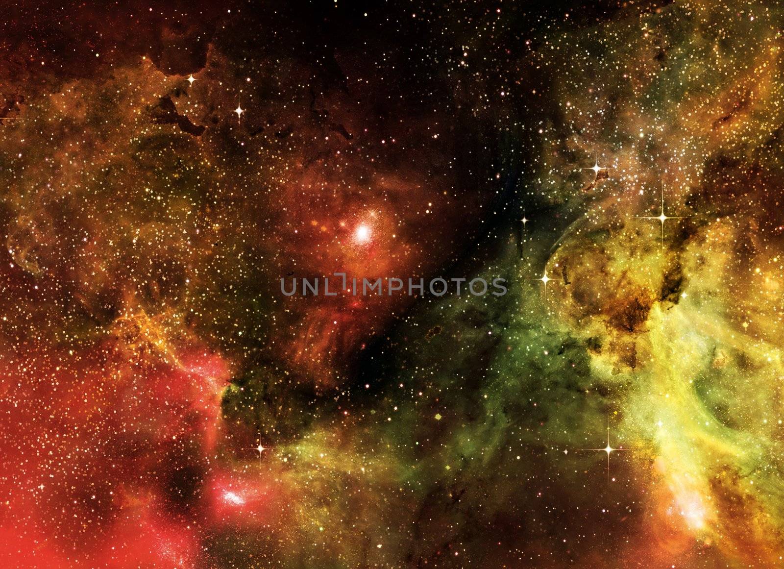 starry background of deep outer space by clearviewstock