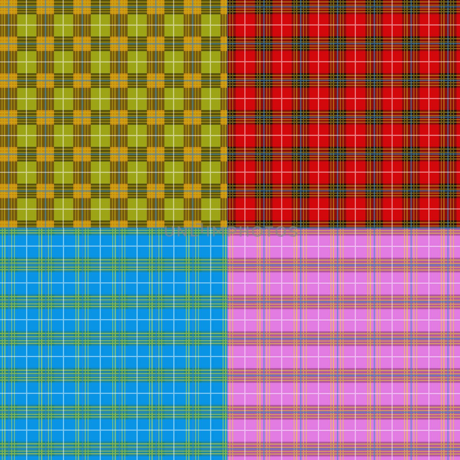 collection plaid pattern as background