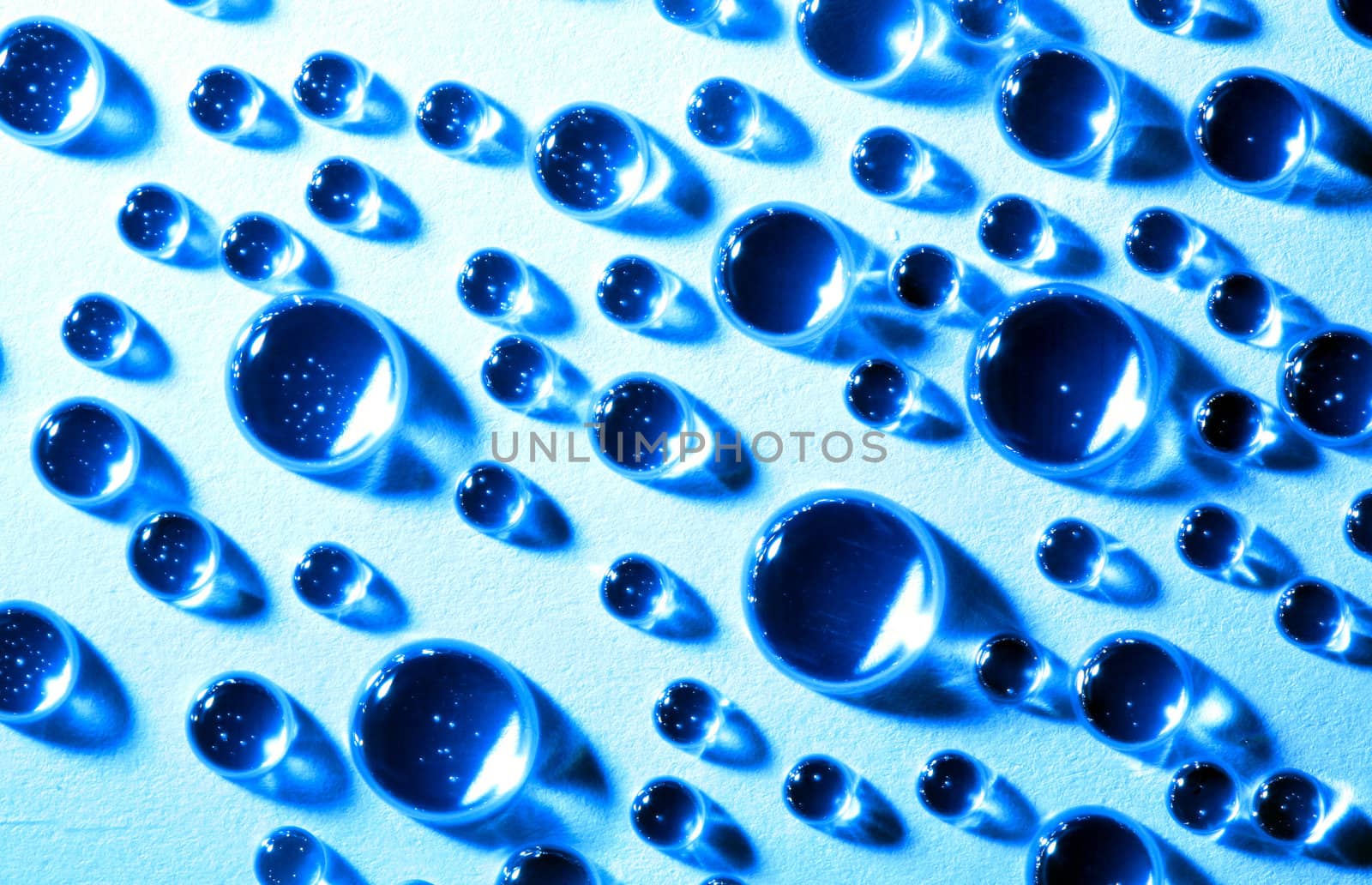 Abstract background with water drops on glass
