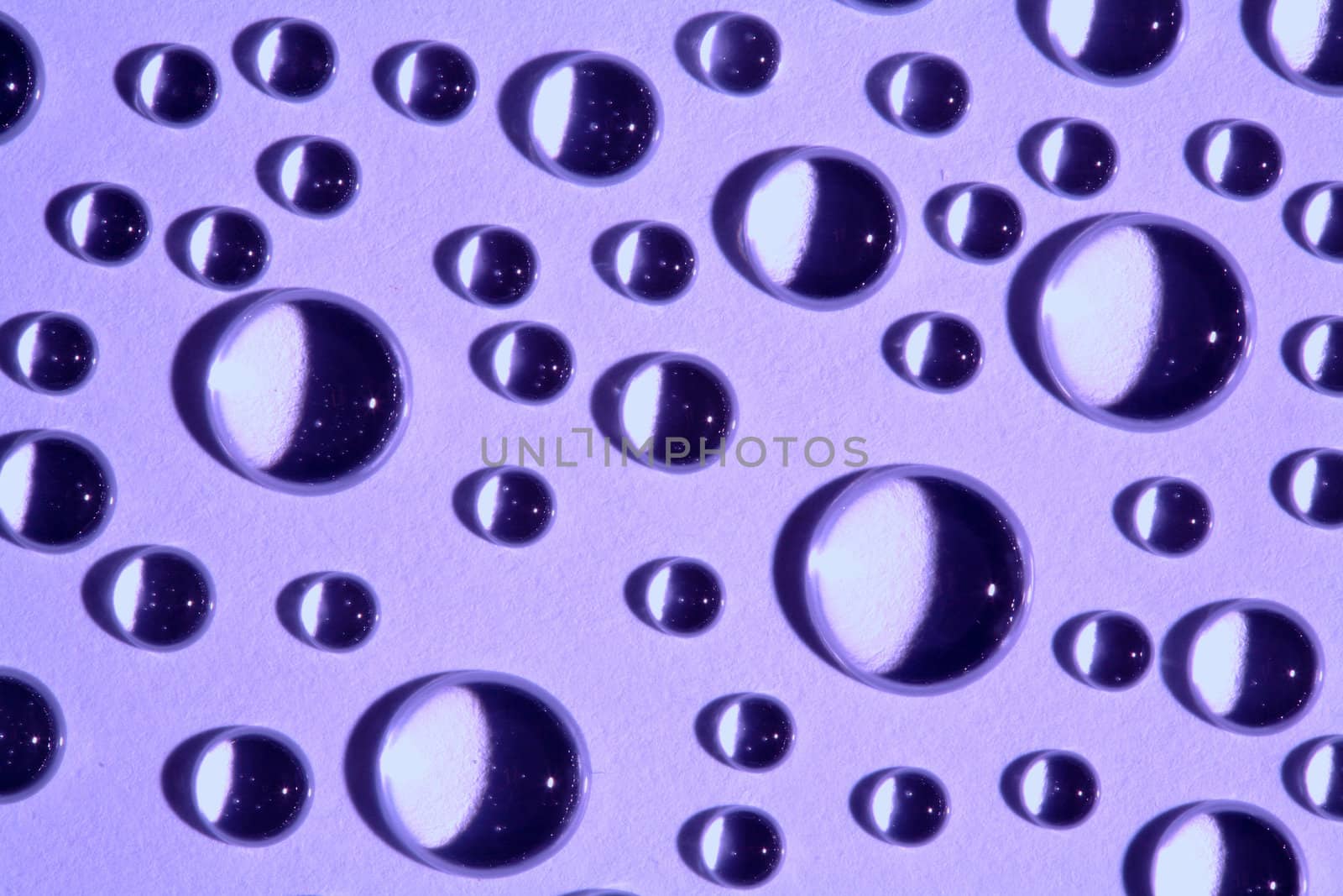 Abstract background with water drops on glass