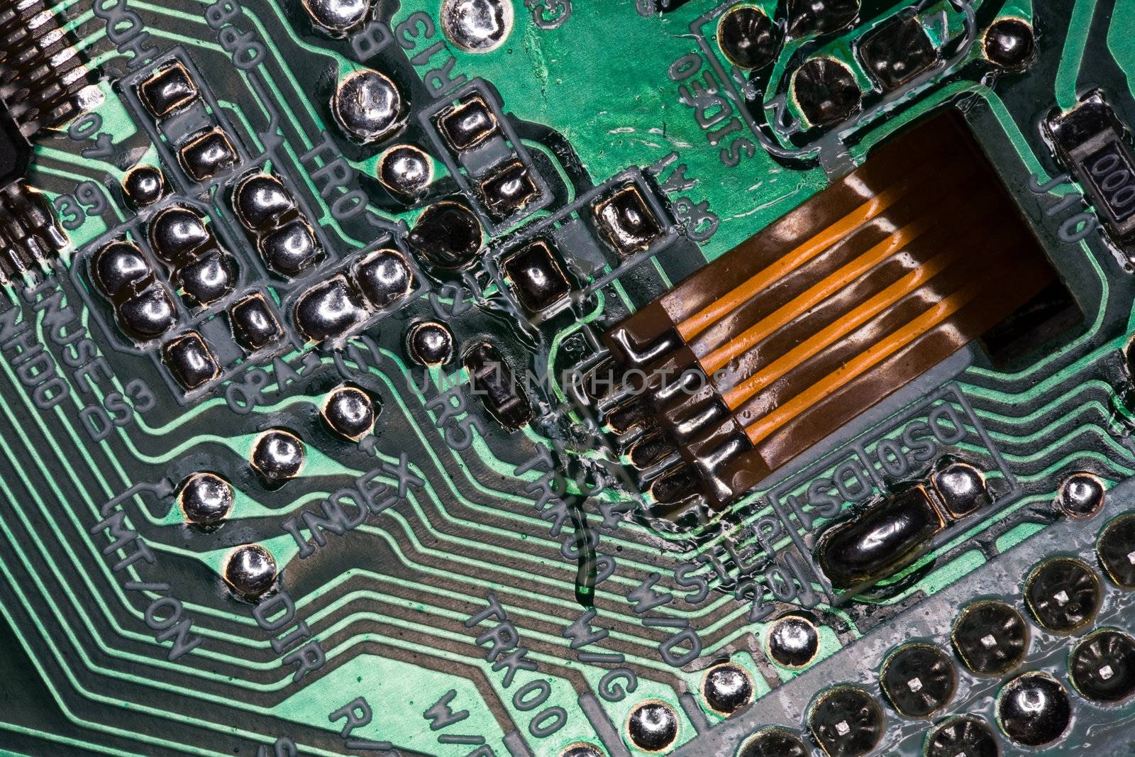 Stock photo: computer theme: an image of a processor