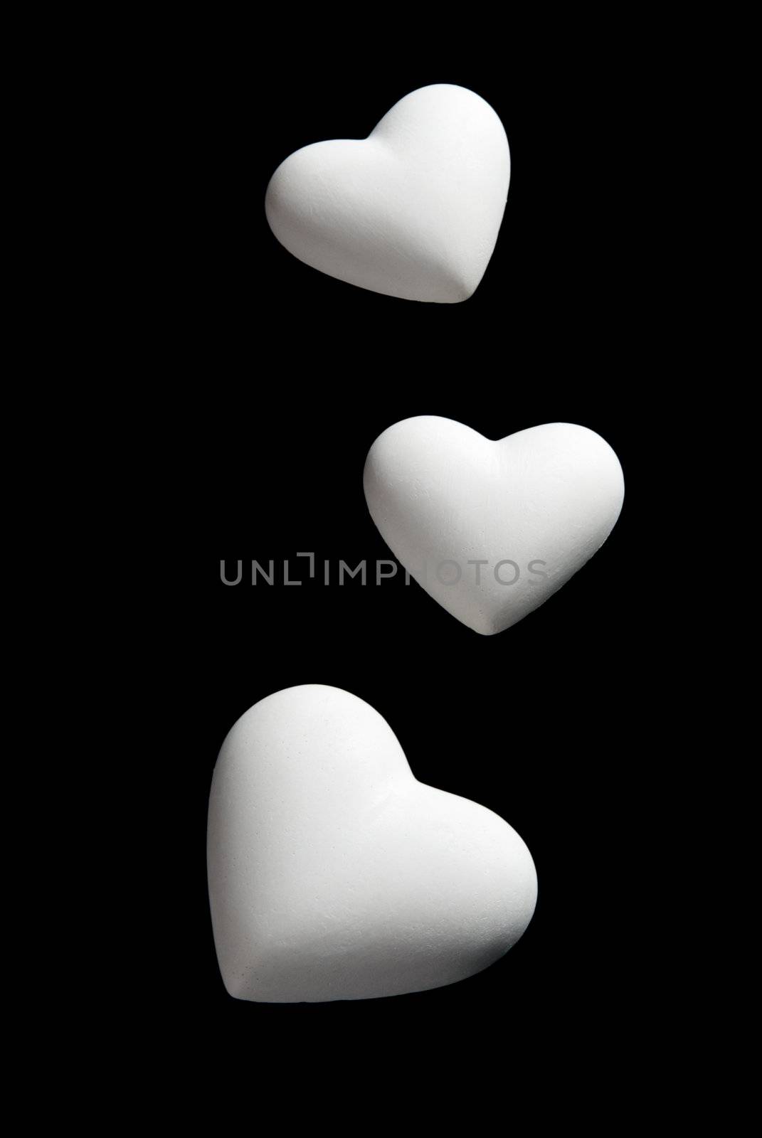 Valentine's Day blank white Hearts by kirs-ua