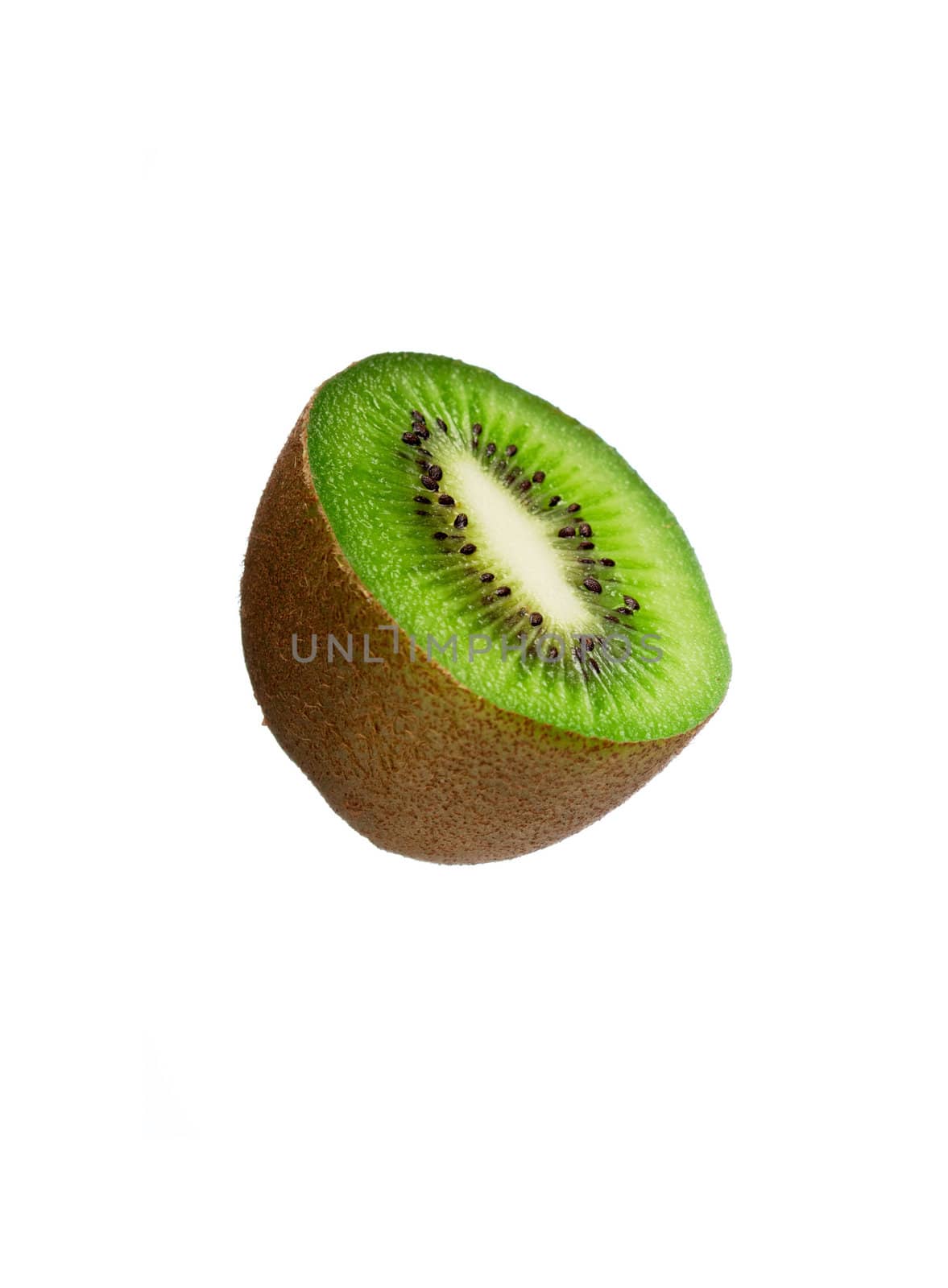 Half a kiwi fruit isolated by kirs-ua