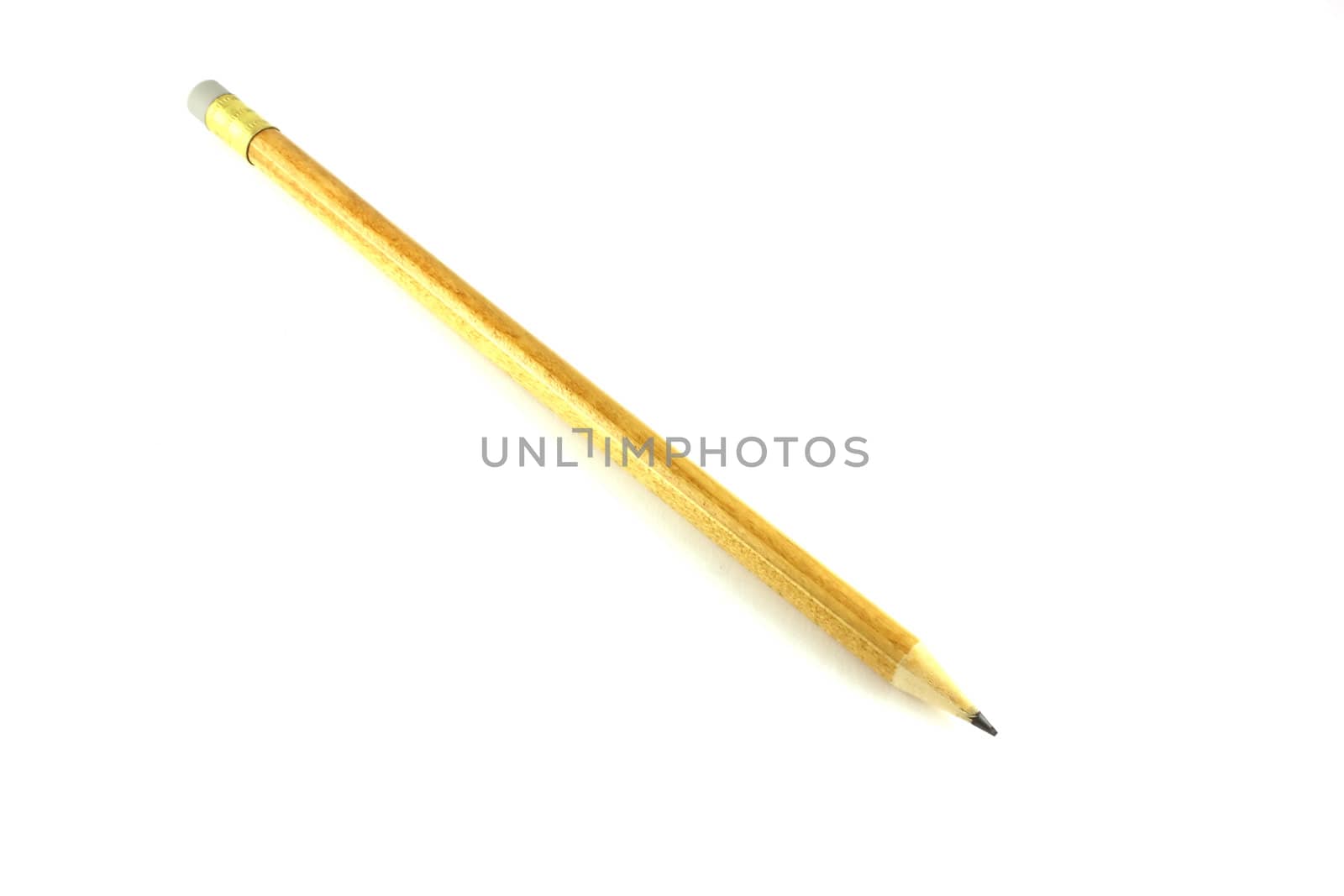 Pencil with eraser by sergpet