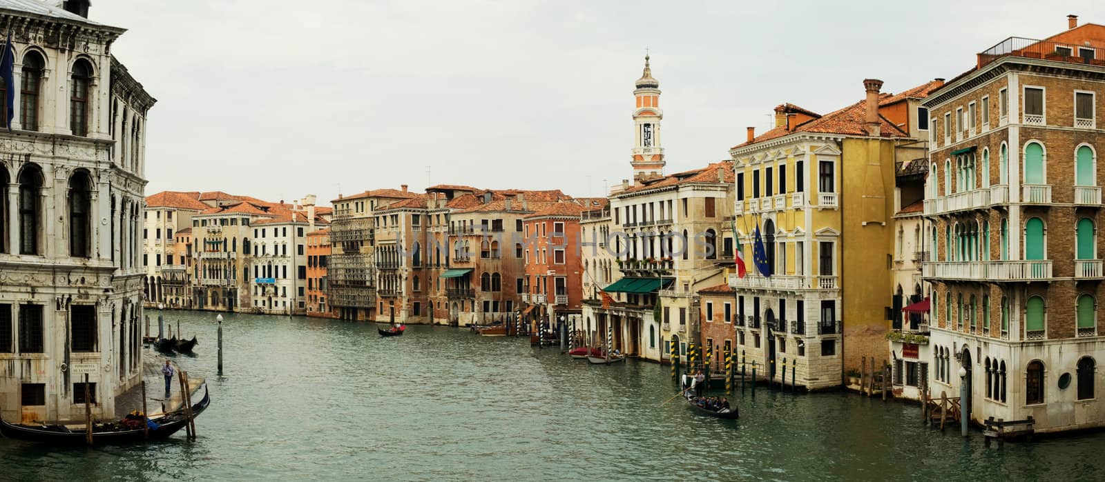 Grand Canal, the most canal in Venice, Italy
