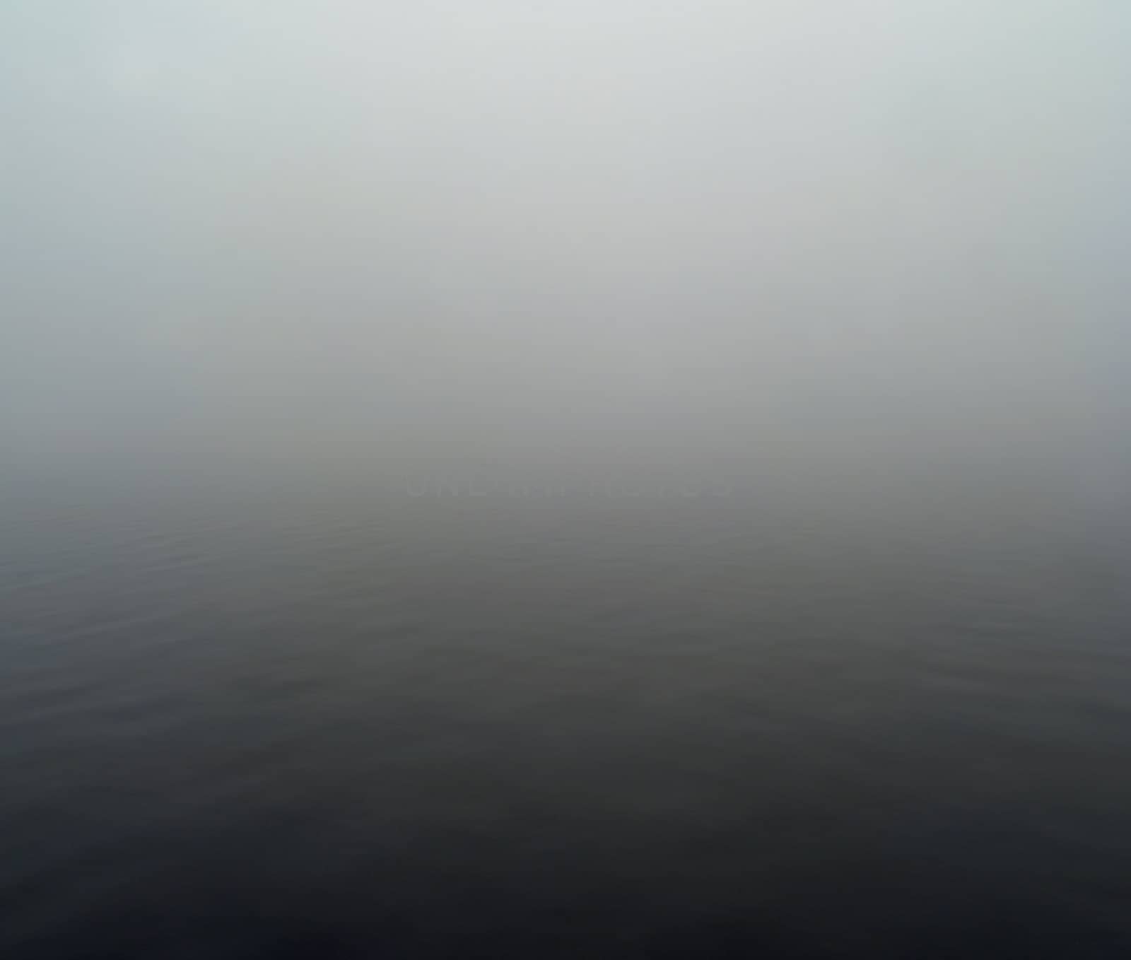 Horizon over Water with fog