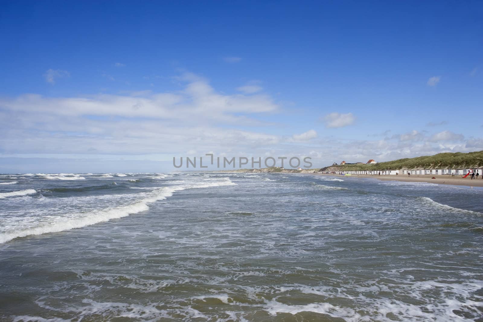 Coastline on a sunny day