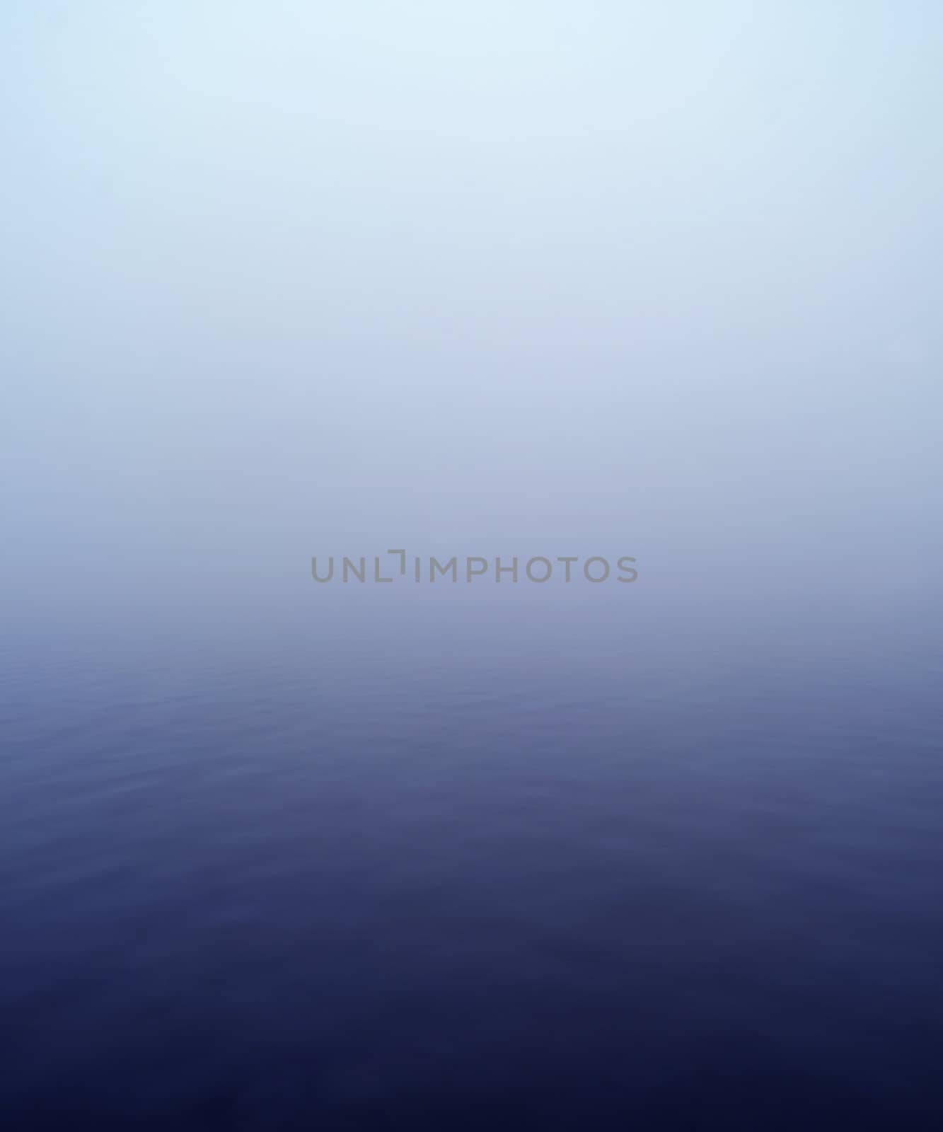 Horizon over Water with fog