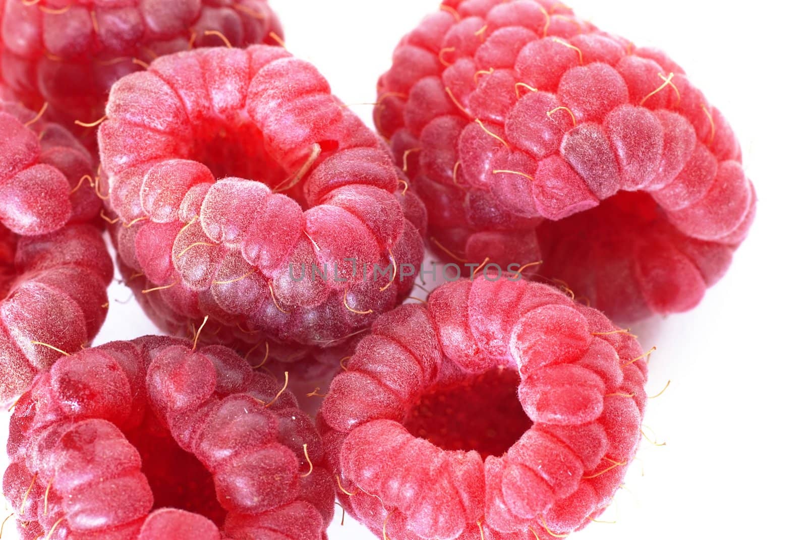 Red raspberries by simply