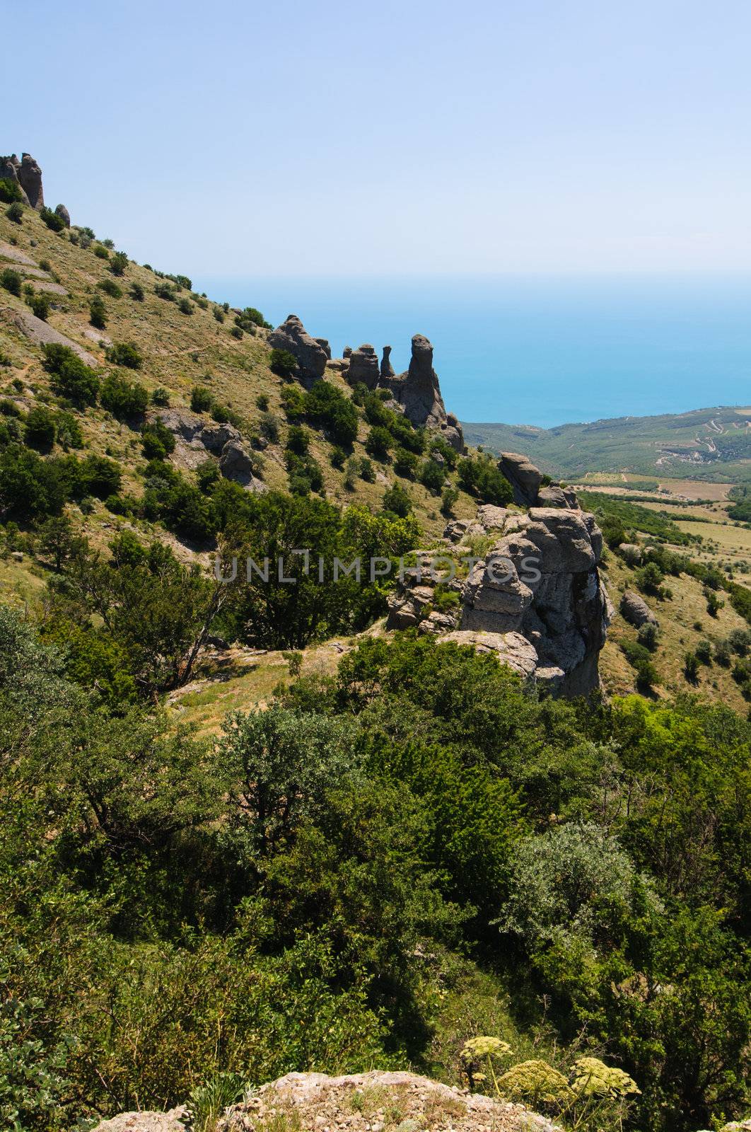 Mountain plateau, Crimea, Ukraine by nvelichko