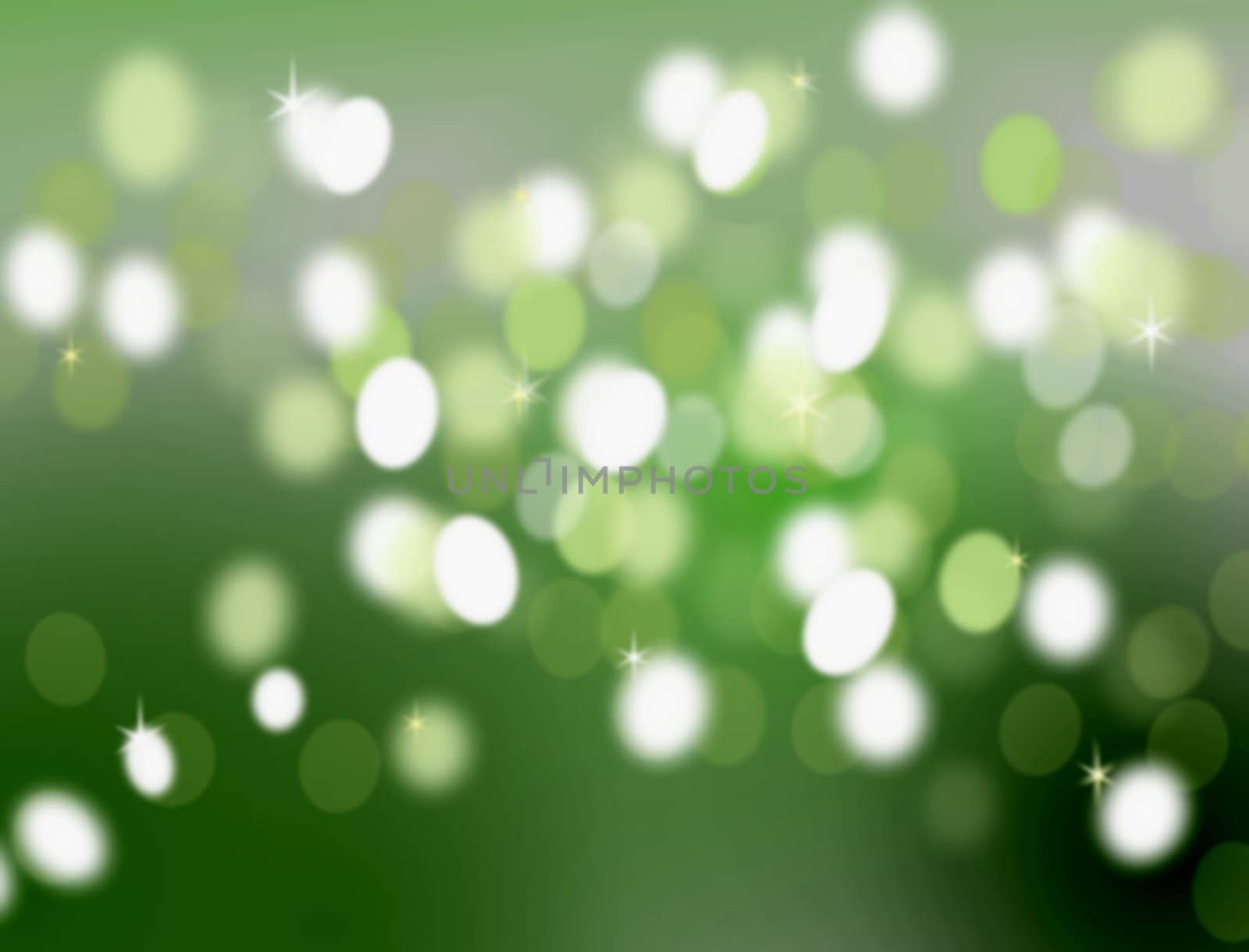 Blur light with green background