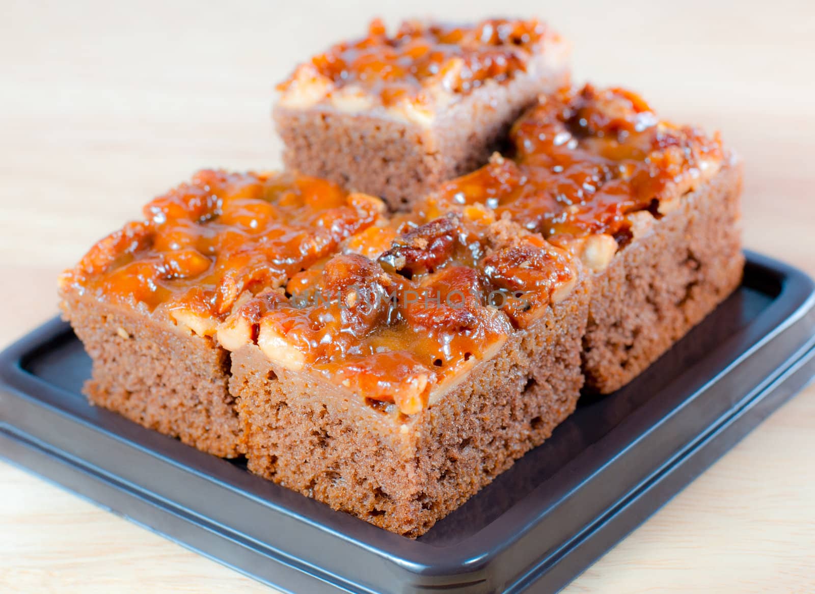 Chocolate toffee caramel cake