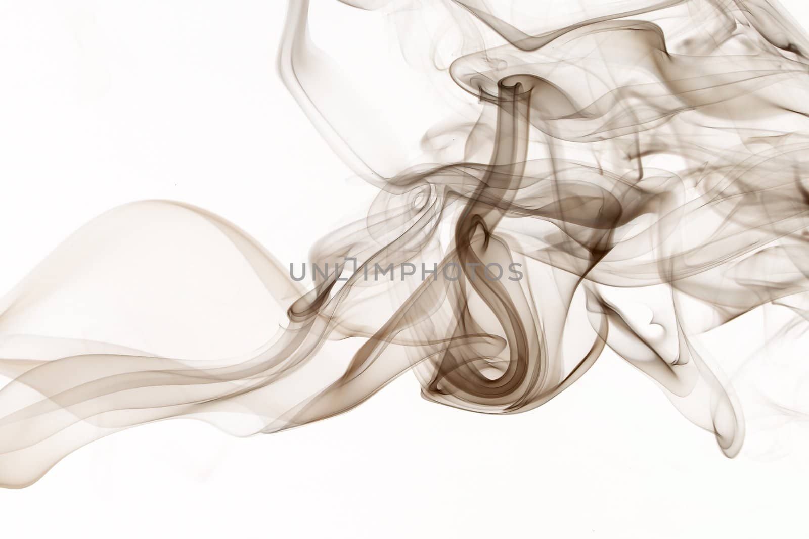 abstract brown smoke background by Teka77