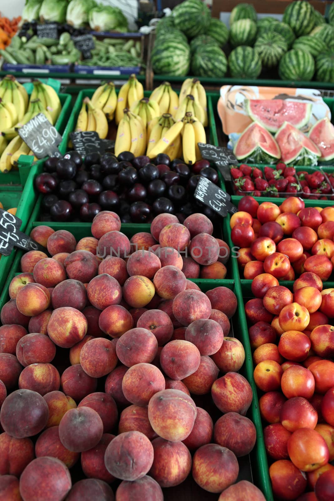 Fresh fruit market in Kos 