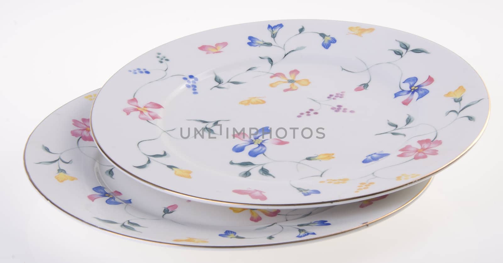 plates on the white background by heinteh