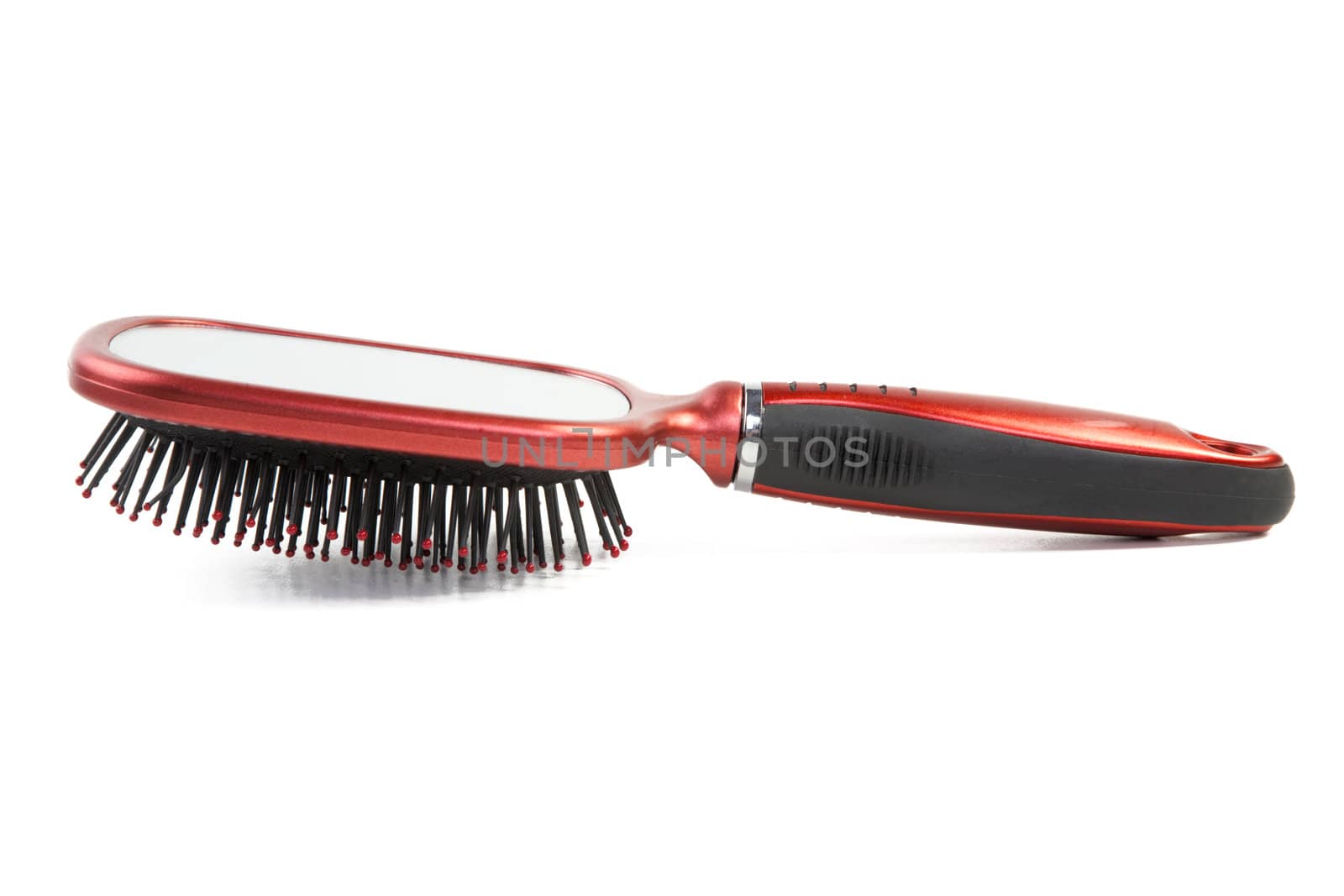 Female hairbrush isolated on a white background