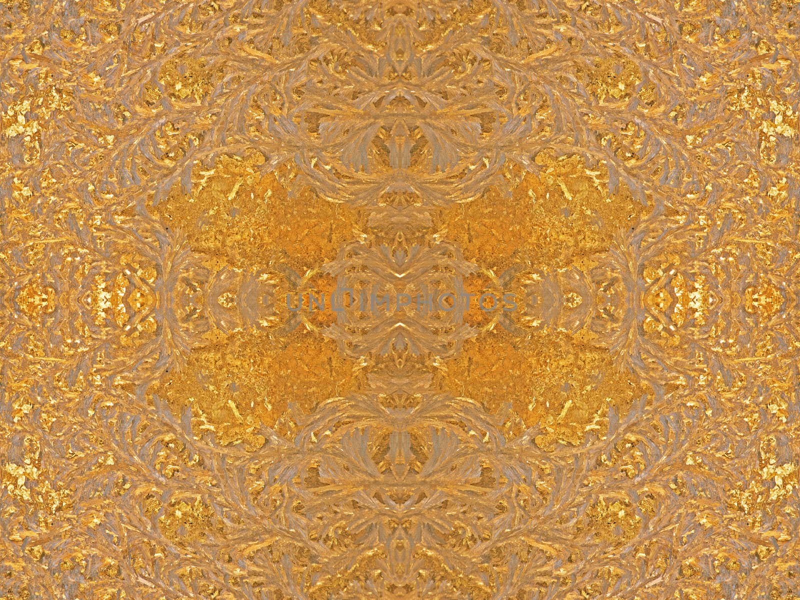 Golden abstract decorative pattern as background.