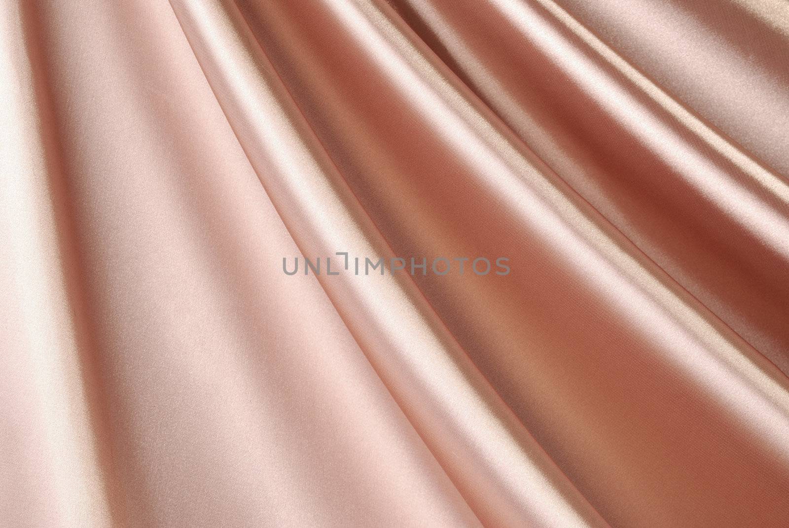 Cream satin textile background