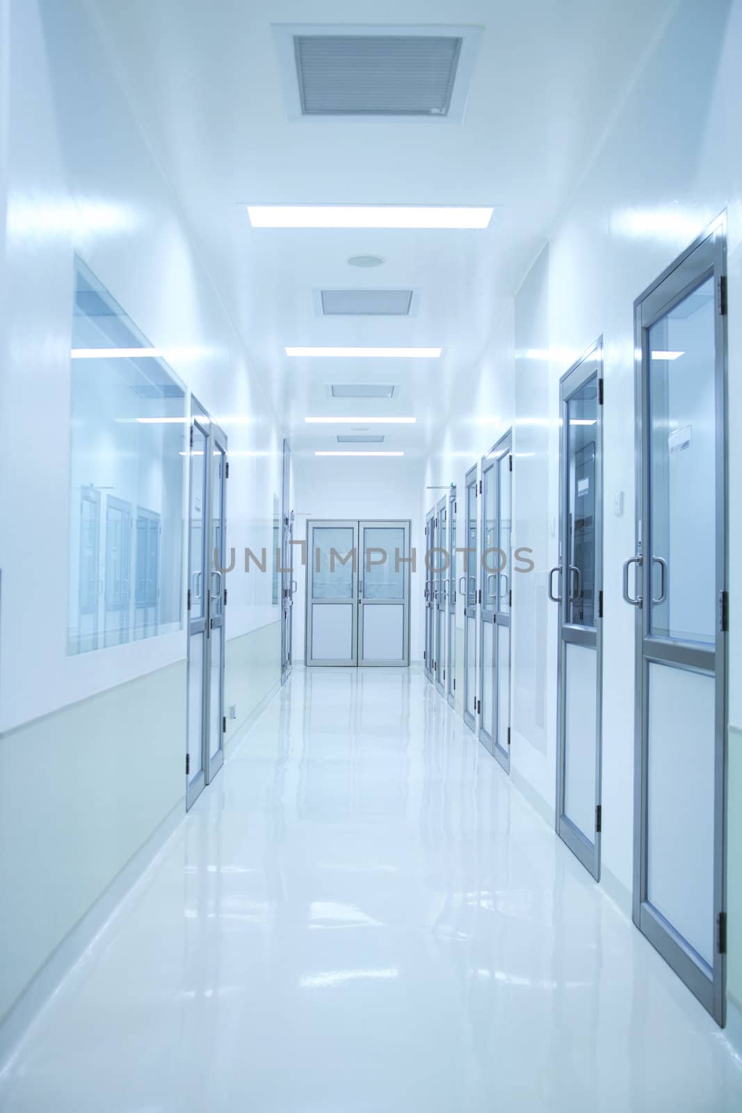 Laboratory corridor by photosoup