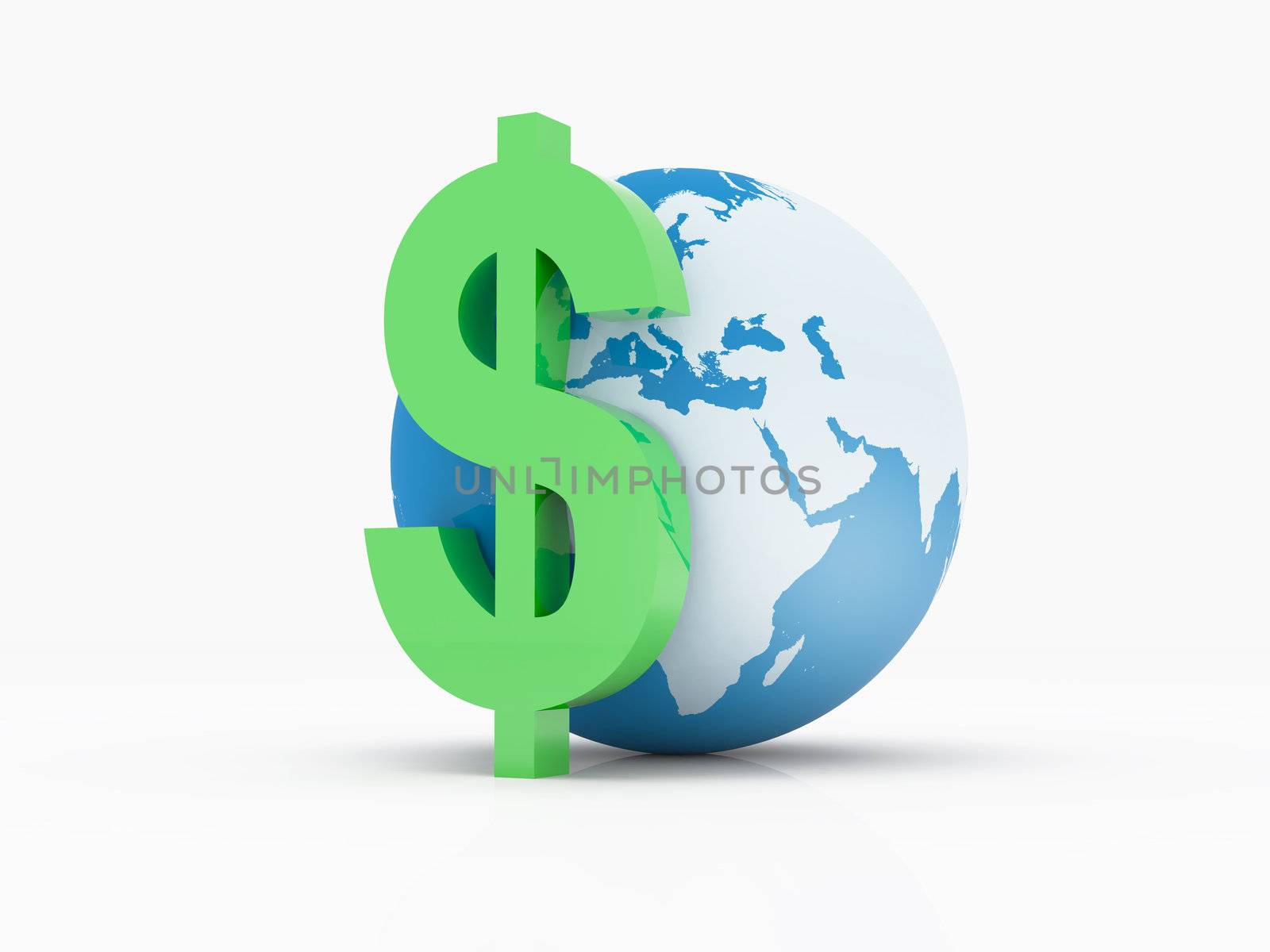 Worldwide Financial Symbol Dollar by niglaynike
