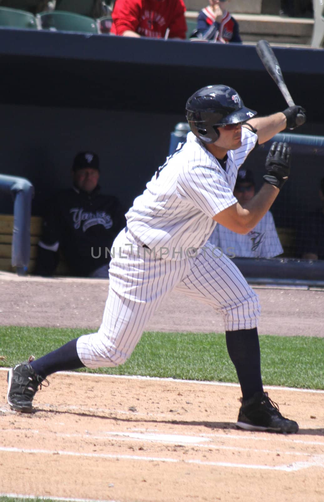 SCRANTON, PA - MAY 8: Scranton Wilkes Barre Yankees batter #21 Jesus Montero swings at a pitch in a game against the Pawtucket Red Sox at PNC Field on May 8, 2011 in Scranton, PA.