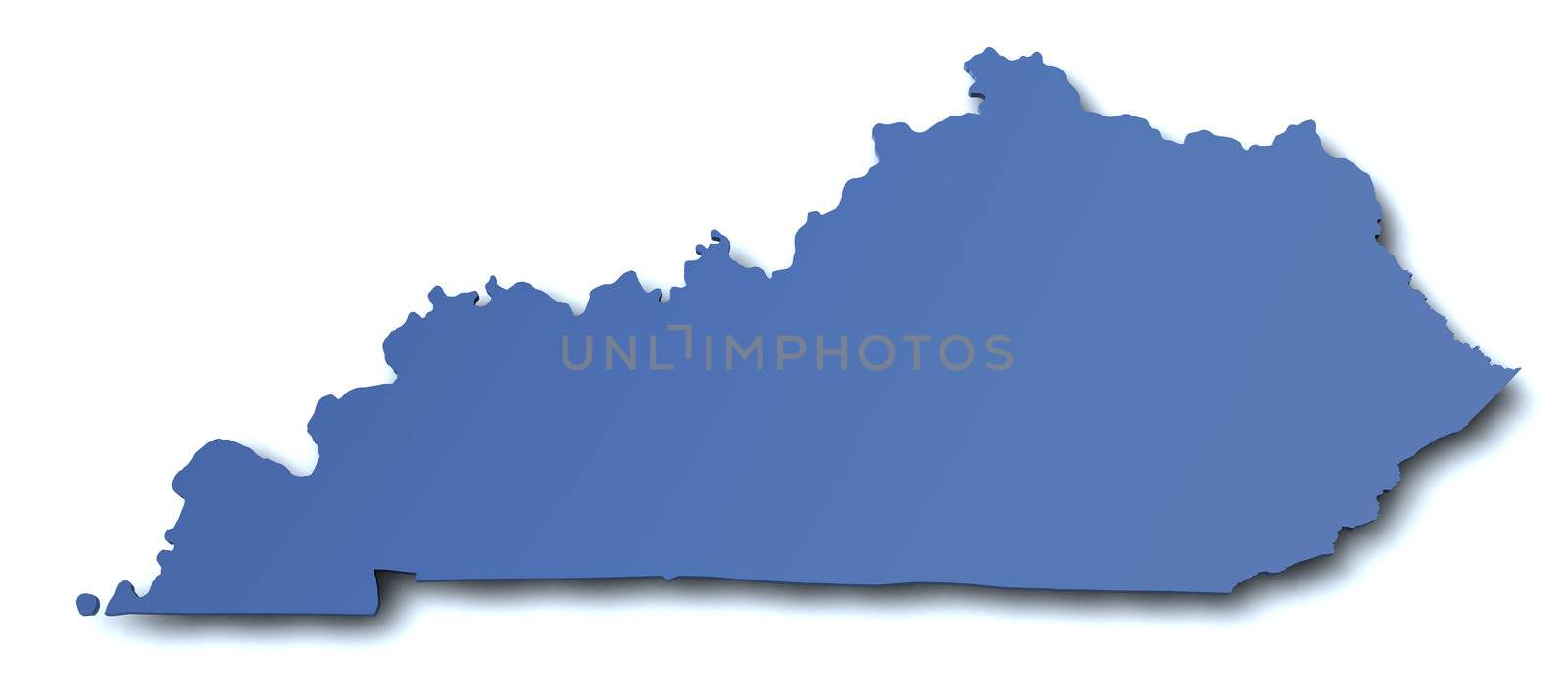Map of Kentucky - USA