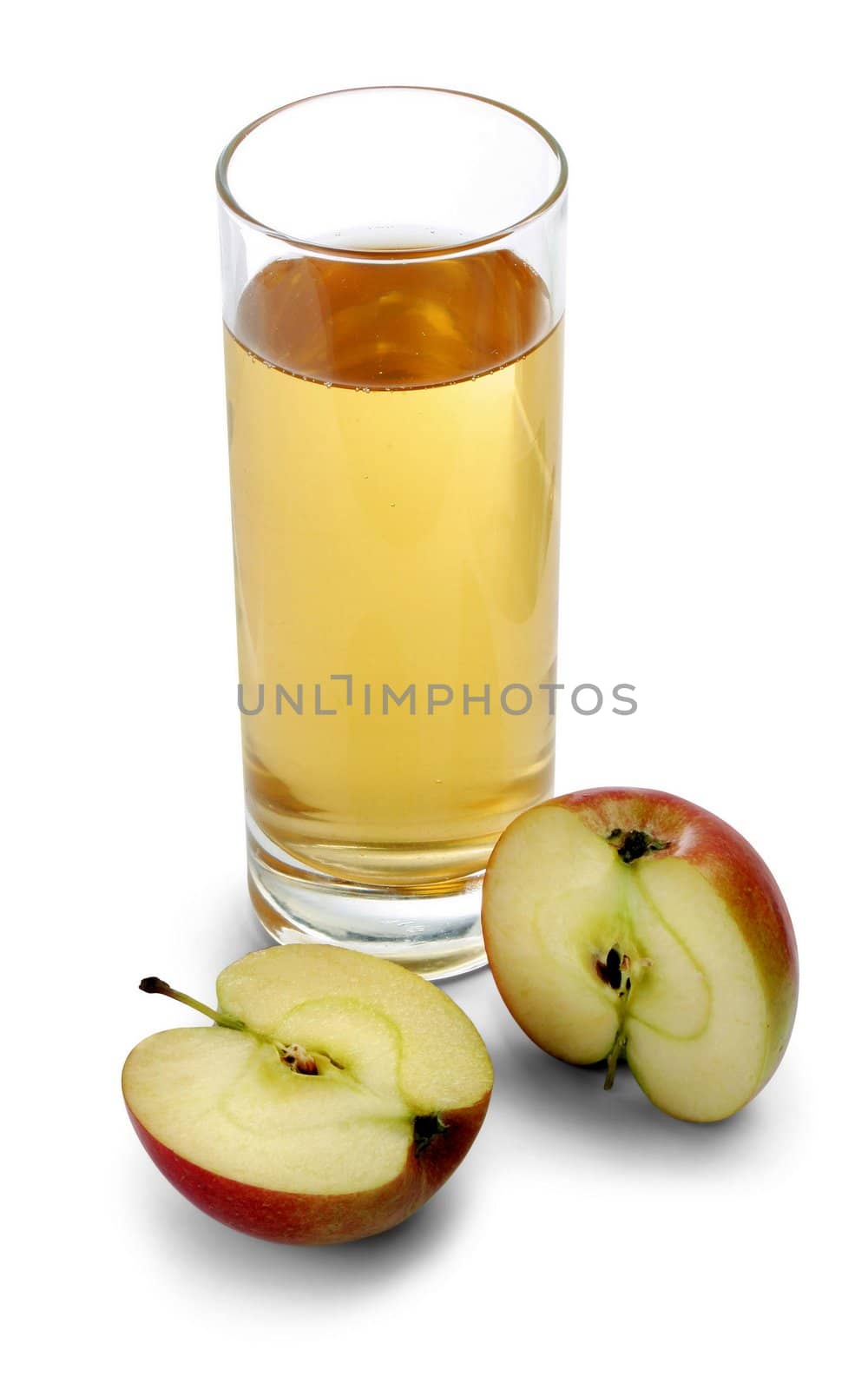 Apple Juice and glass by Baltus