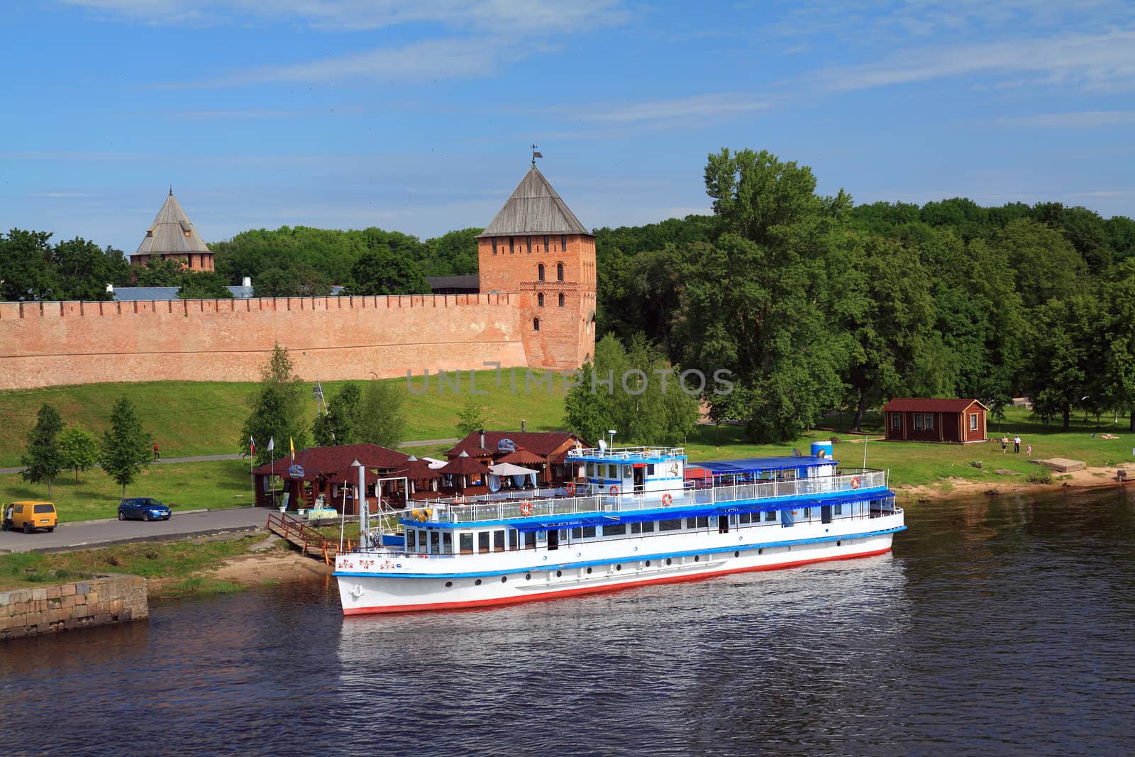 motor ship on pier by basel101658