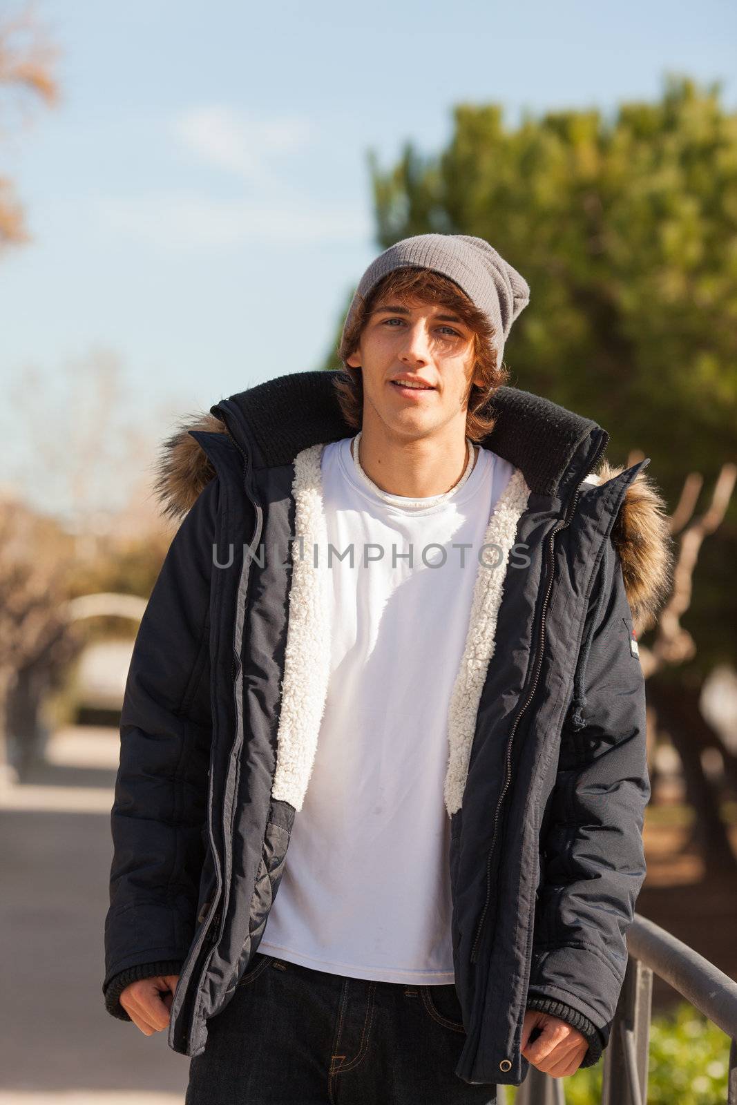 young handsome man portrait by Lcrespi