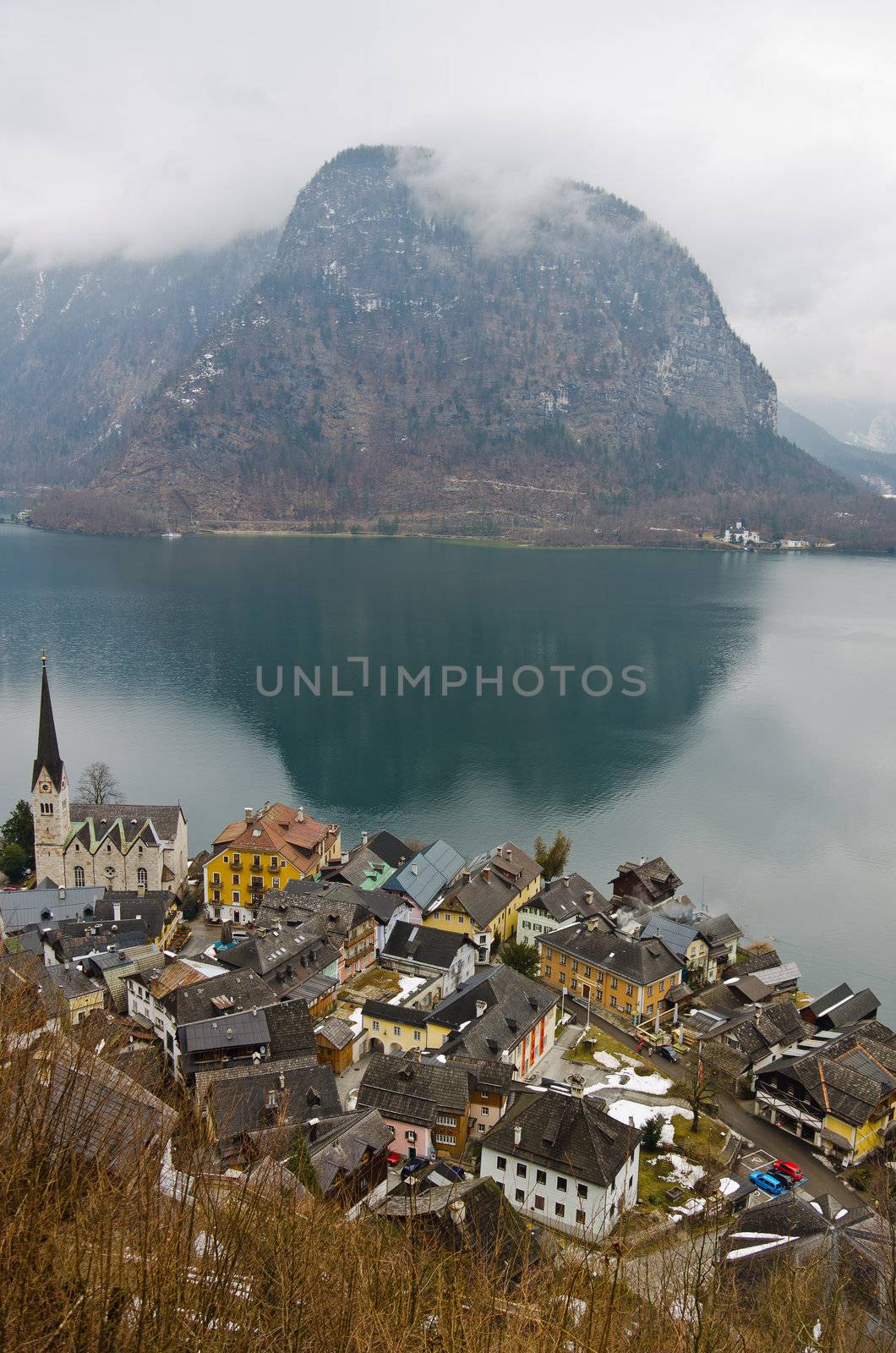 Hallstatt in the winter, Austria