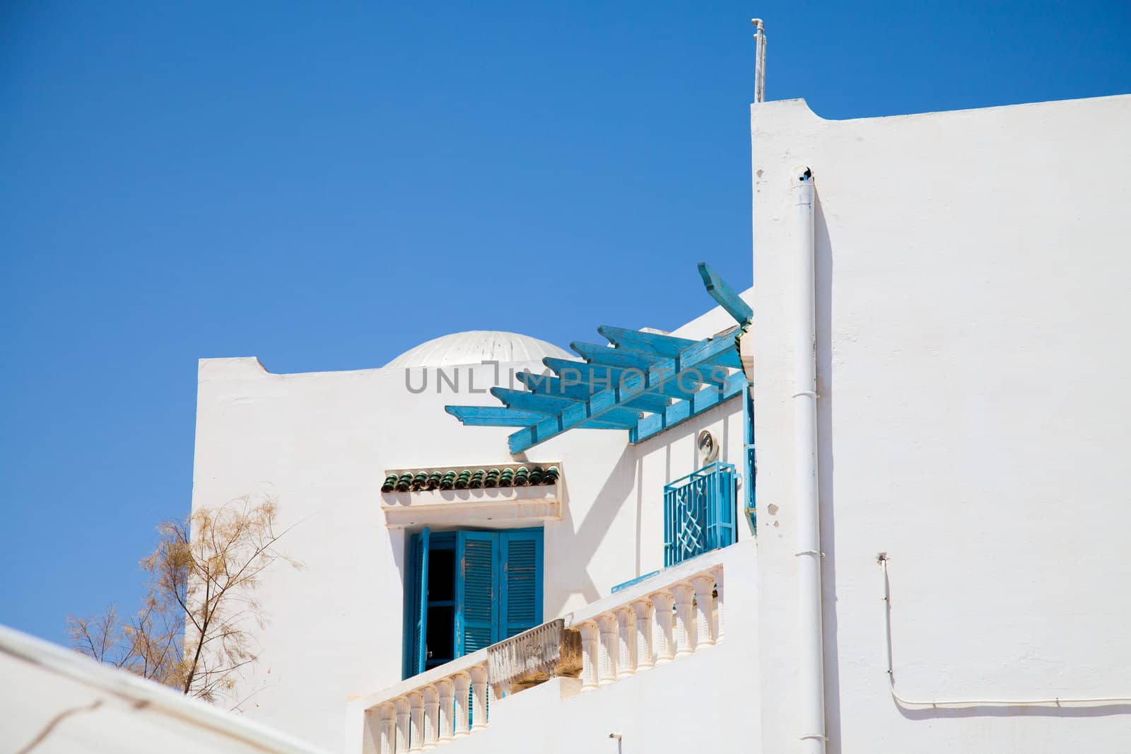 Traditional Tunisian windows in Djerba
