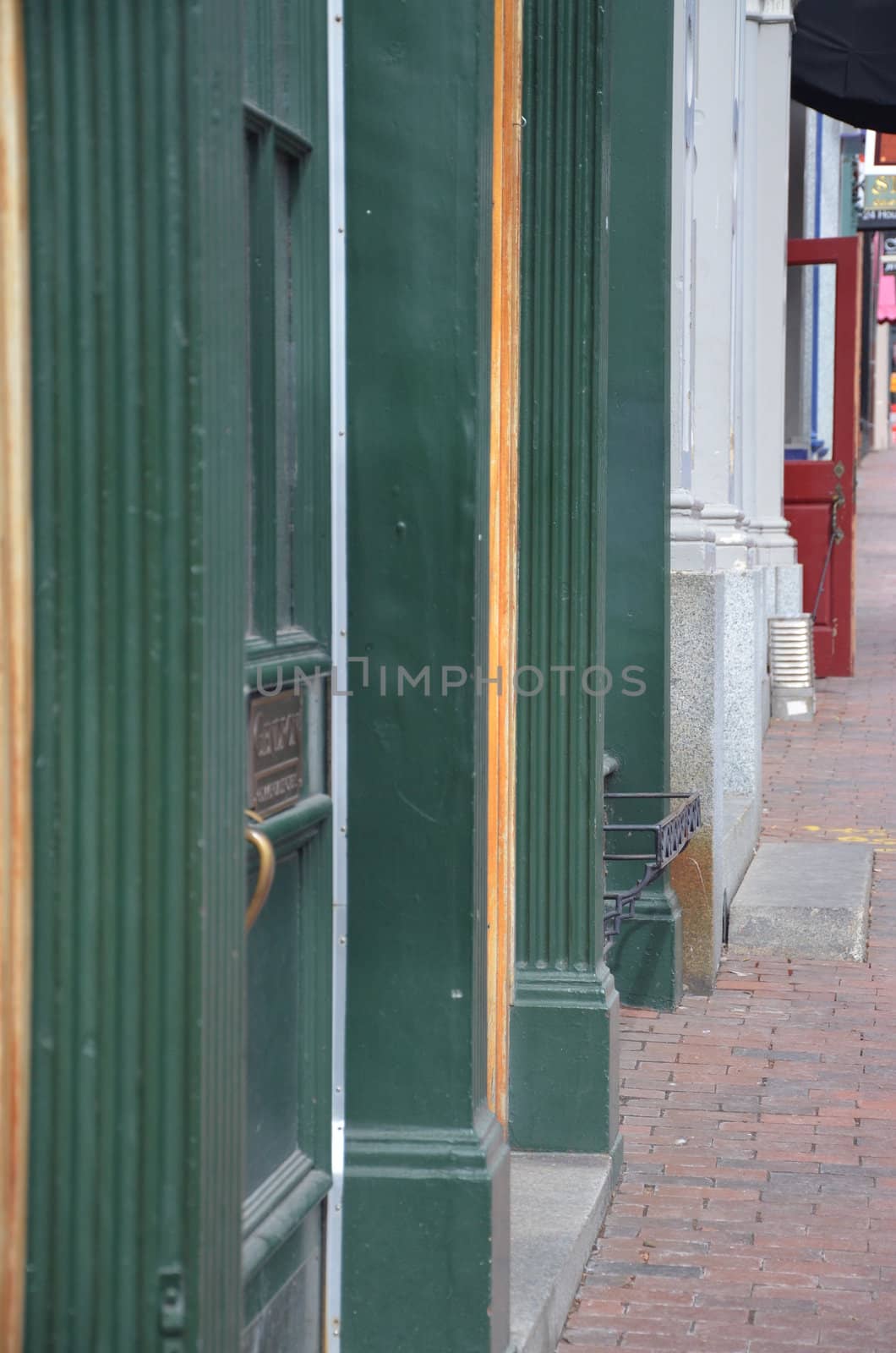 City sidewalk by northwoodsphoto