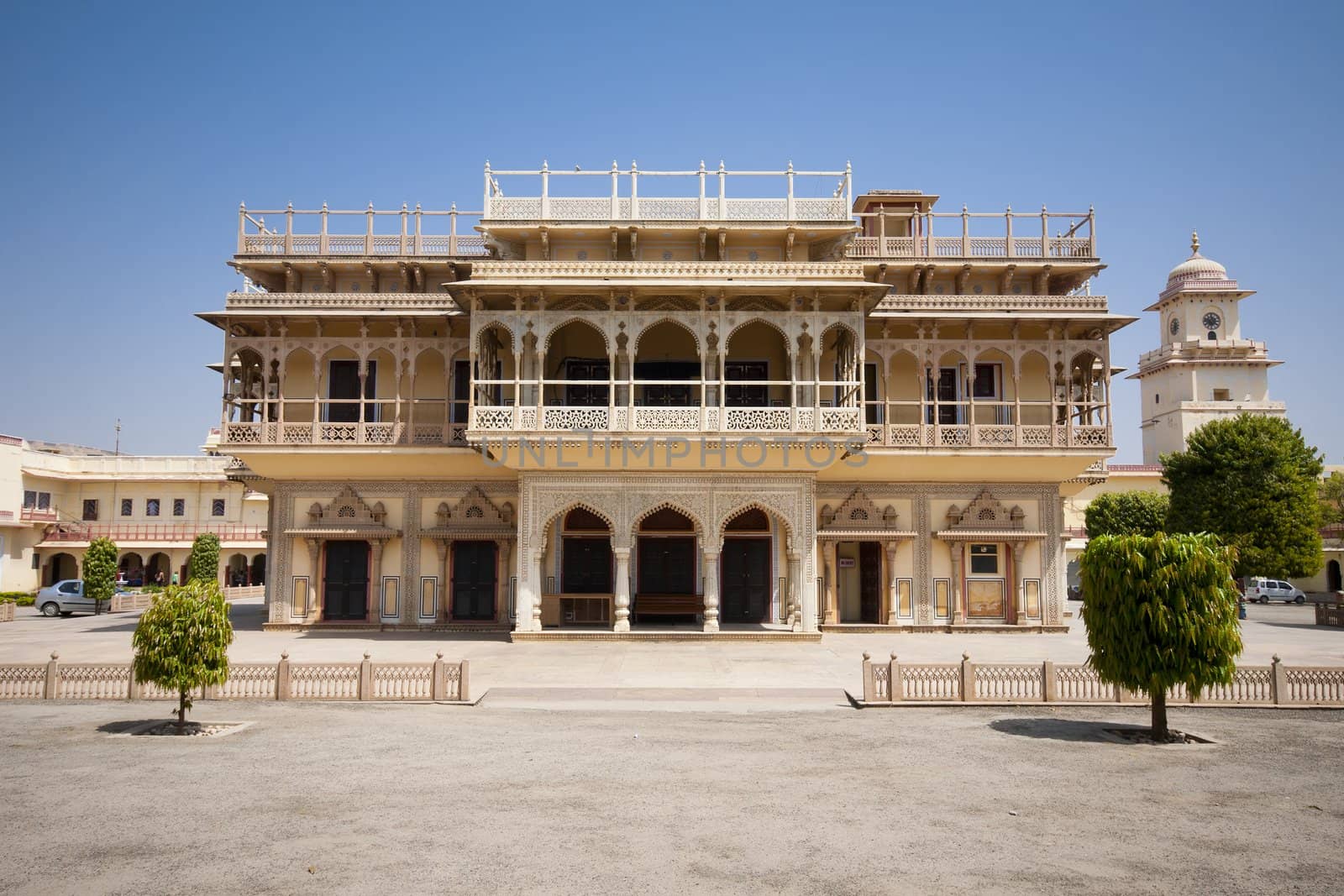 Mubarak Mahal in Chandra Mahal - Cipty Planase in Jaipur, Rajastan, India