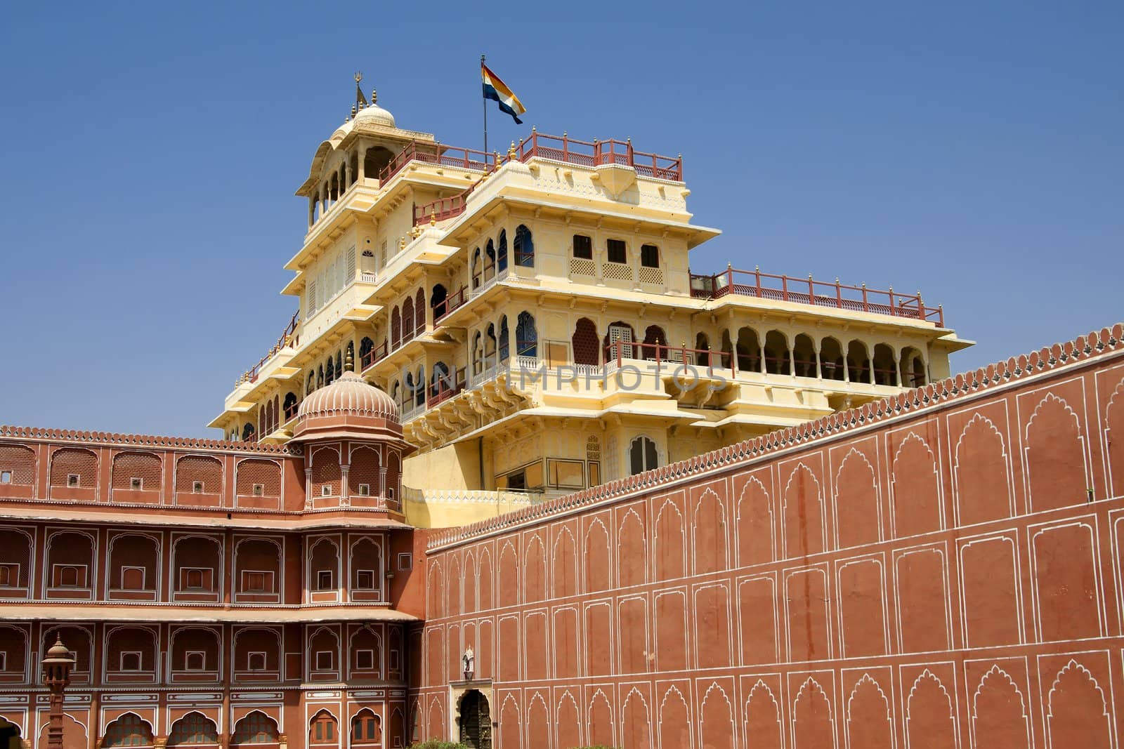 Pitam Niwas Chowk in Chandra Mahal - Cipty Planase in Jaipur, Rajastan, India