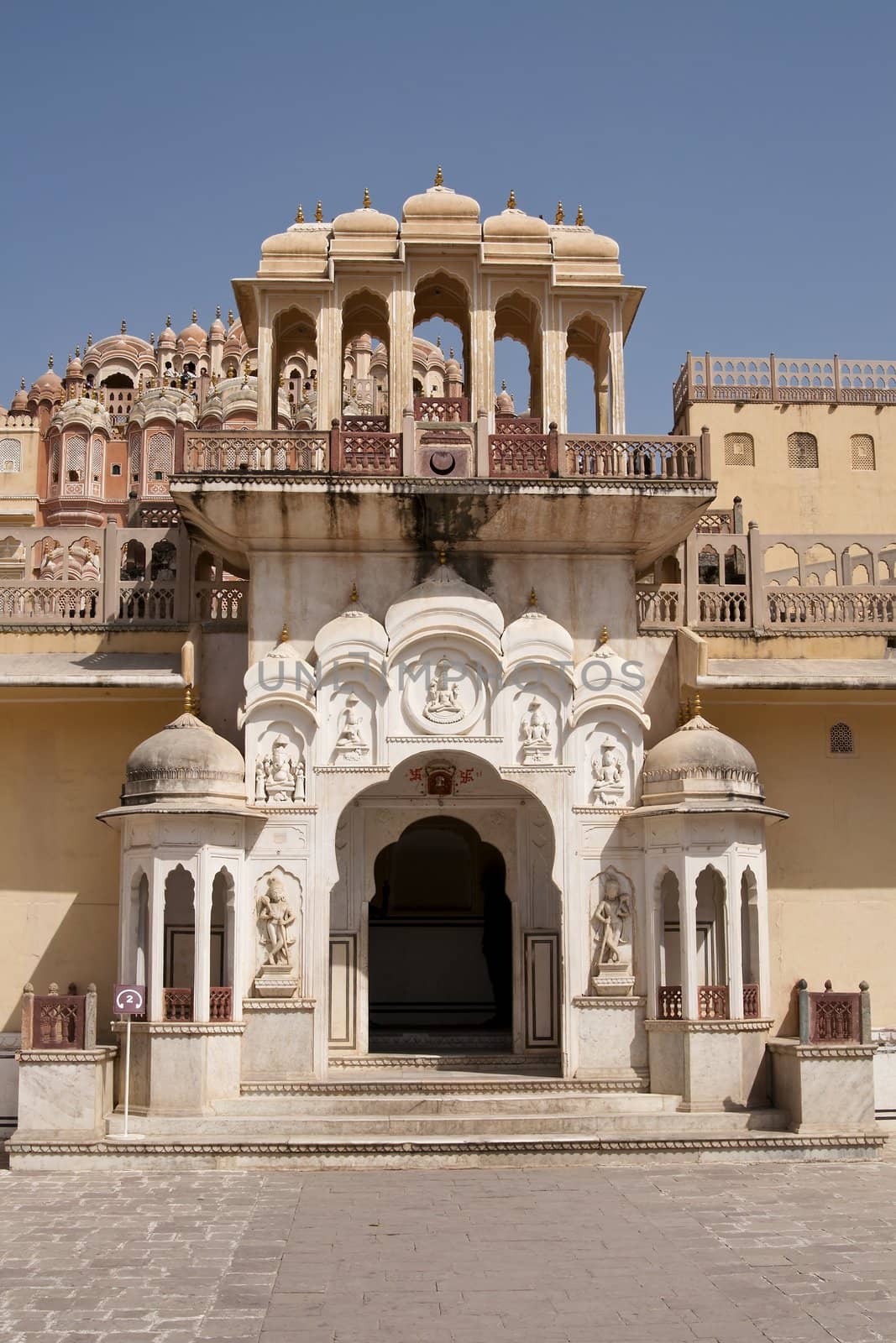 Hawa Mahal, the Palace of Winds in Jaipur, Rajasthan, India. 