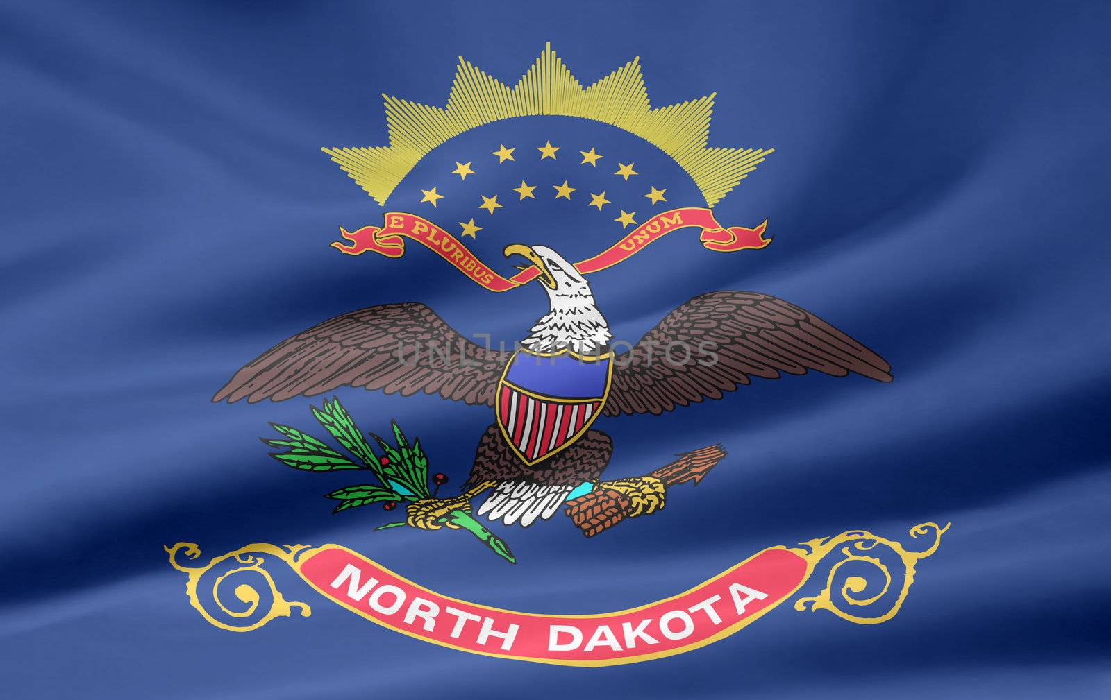 Flag of North Dakota - USA by joggi2002