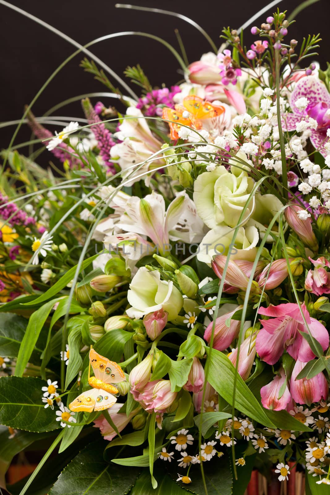 bouquet of colorful flowers  by shebeko