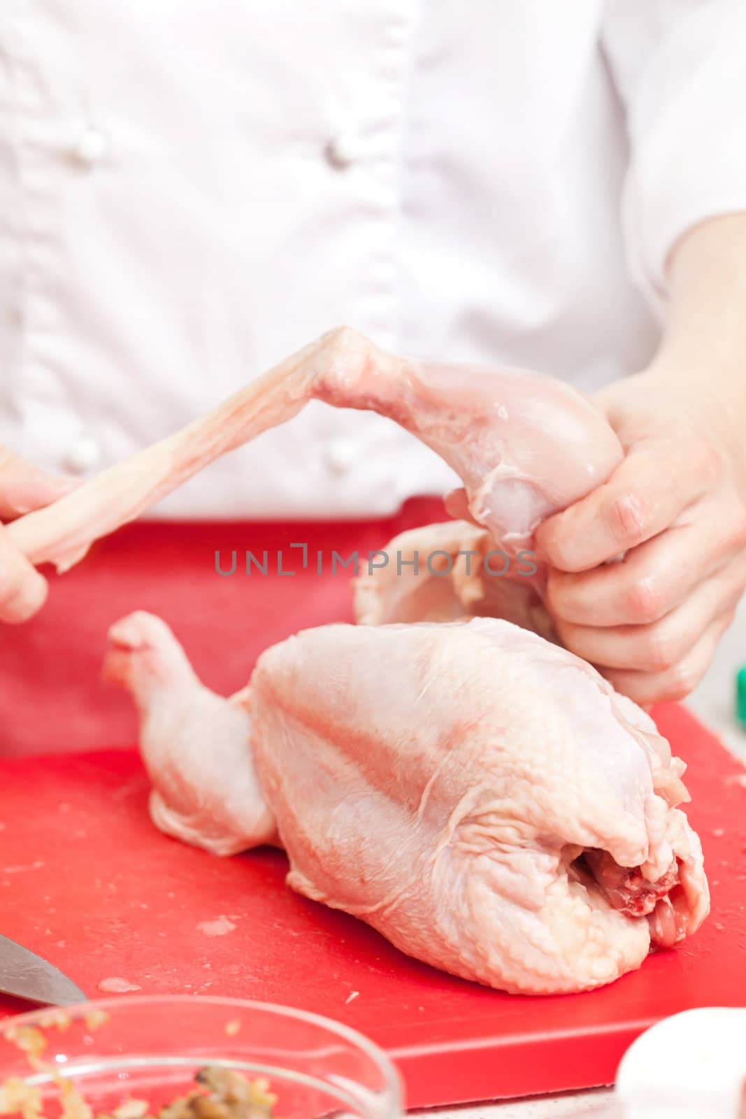 Chef preparing food 