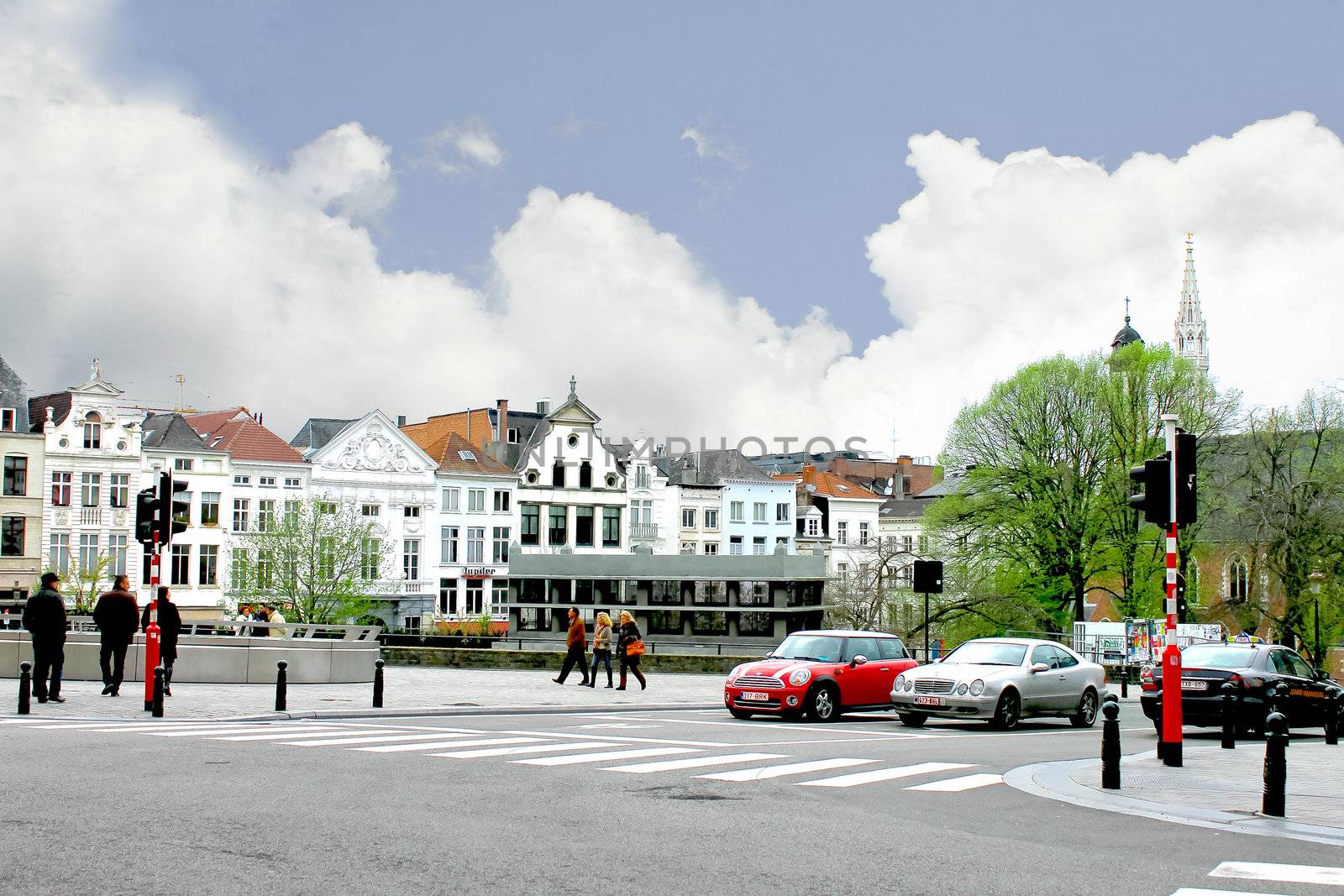 On the streets of Brussels. Belgium