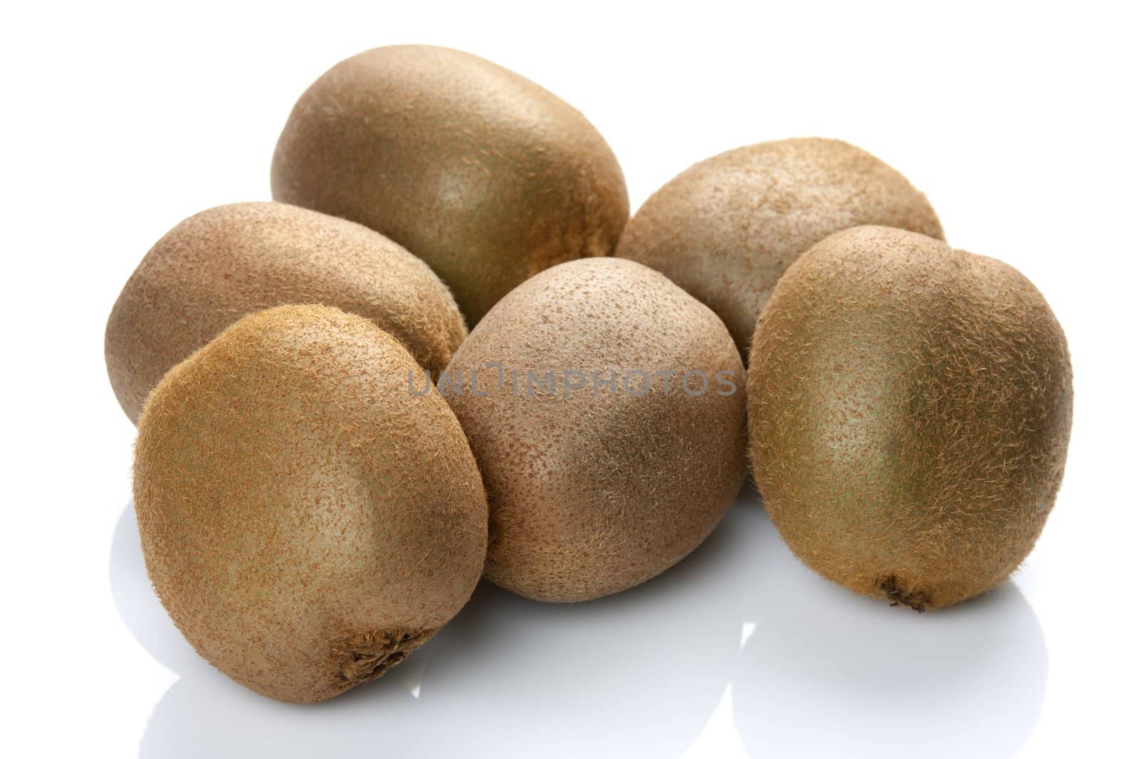 Kiwi fruit isolated on white background by sfinks