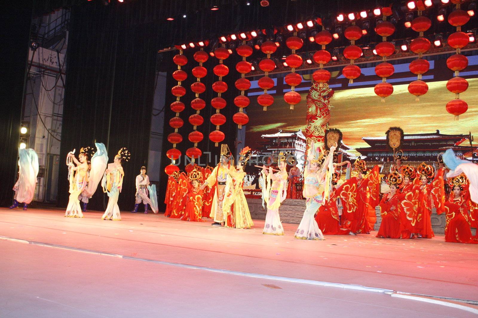 theatre of dancing in Xi'an / Xian, China