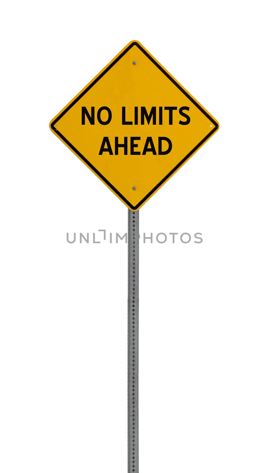 a yellow road sign with a white background for you to use in your design or presentaion.