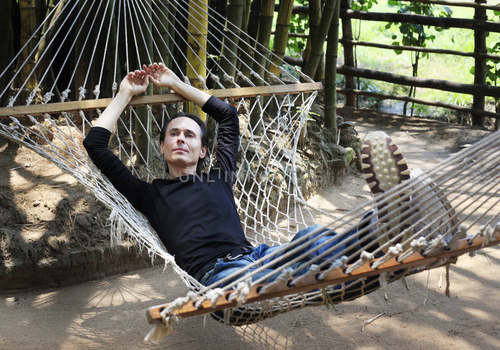 The man in a hammock by friday