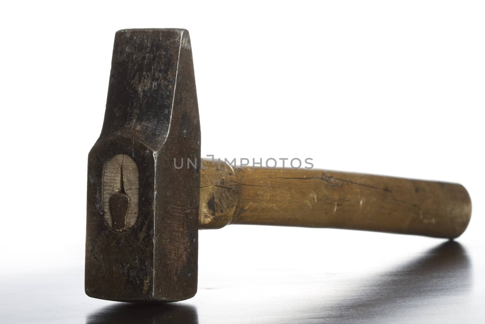 hammer on white background