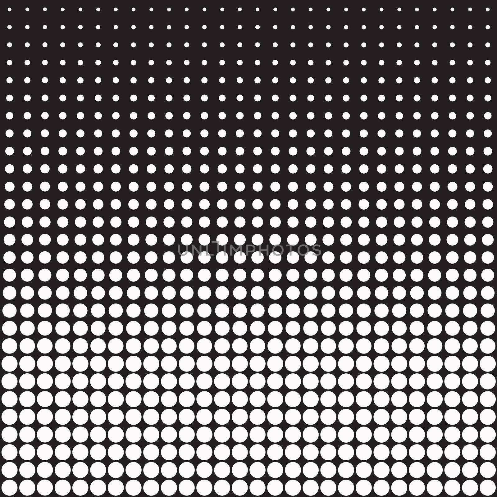 Halftone dots for backgrounds and design