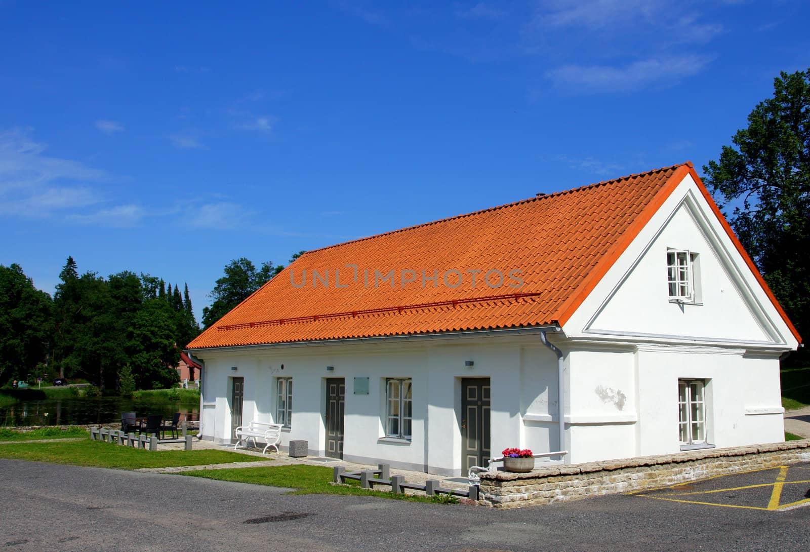 Manor in the north of Estonia. 18 century. Vihula.