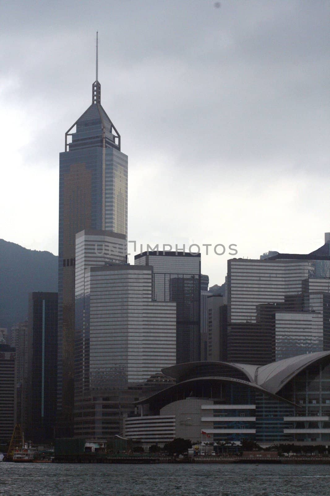 Hong Kong skyline as seen from the Star Avenue by koep