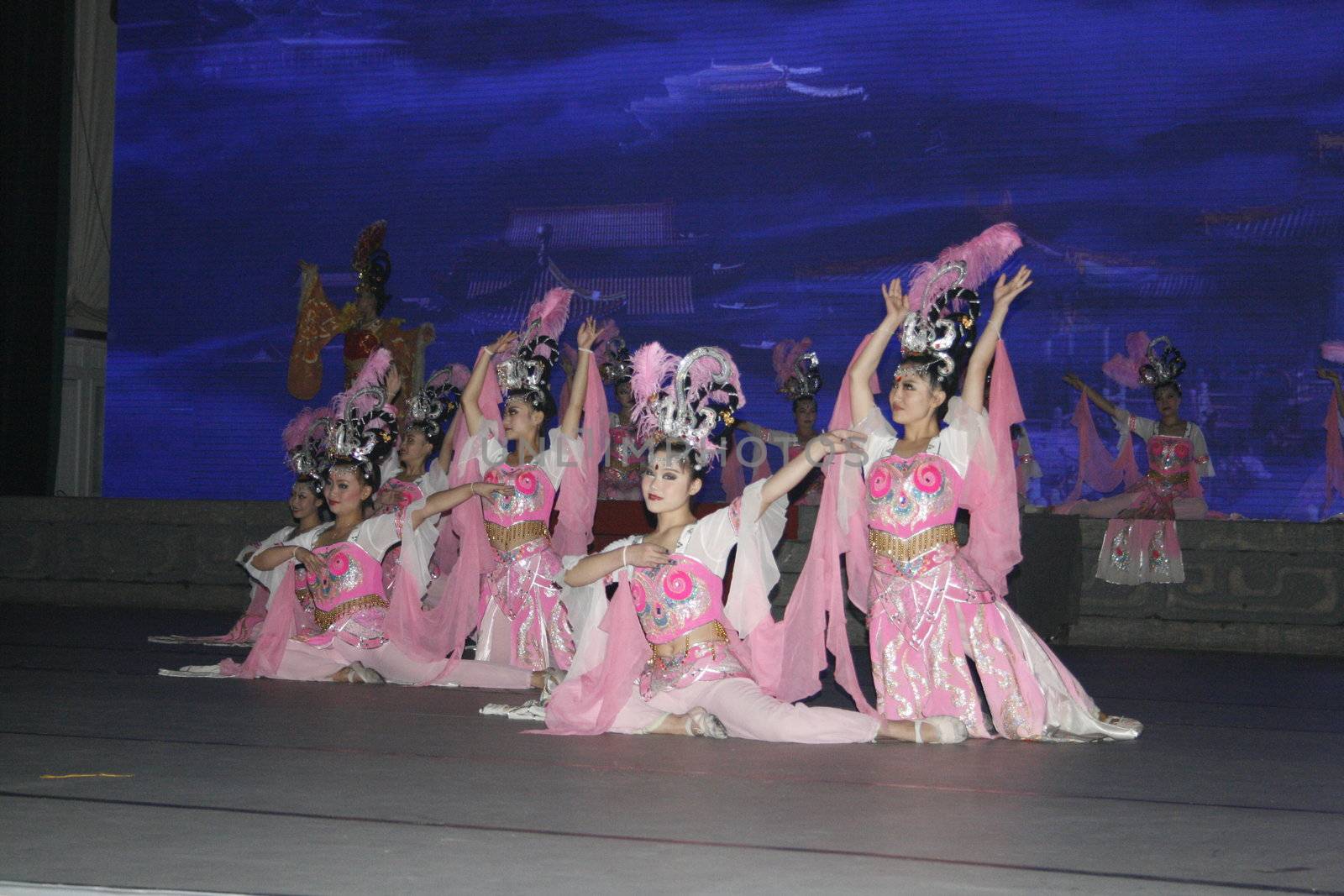 theatre of dancing in Xi'an / Xian, China