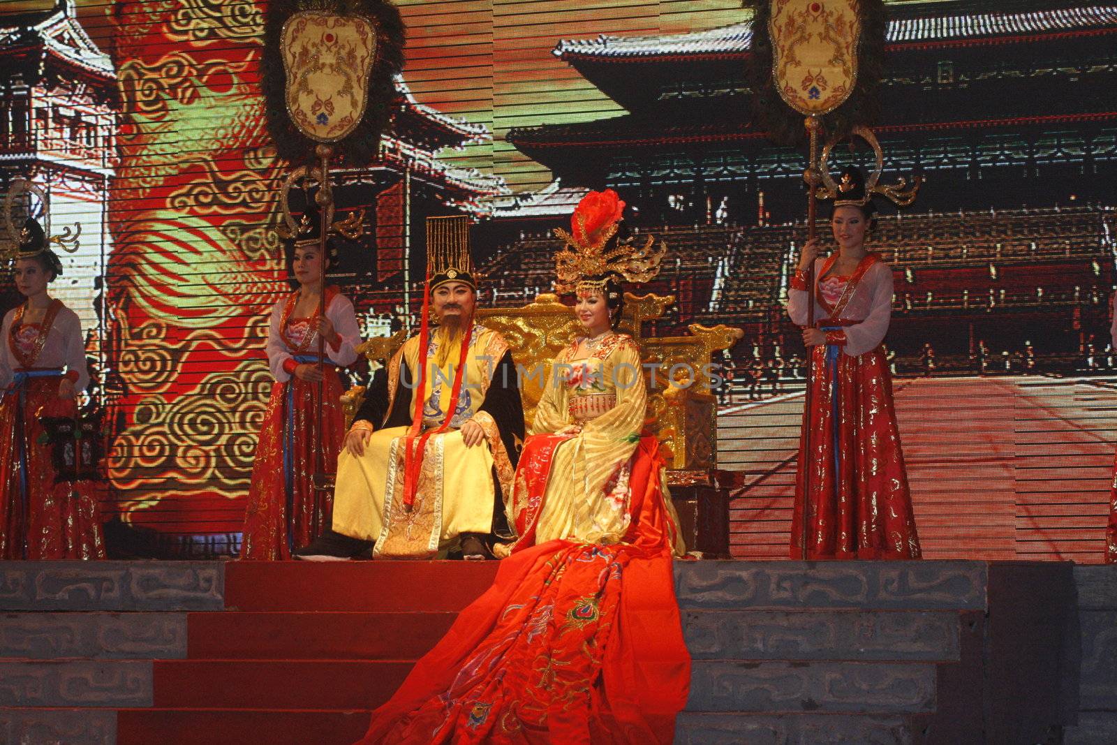 theatre of dancing in Xi'an / Xian, China