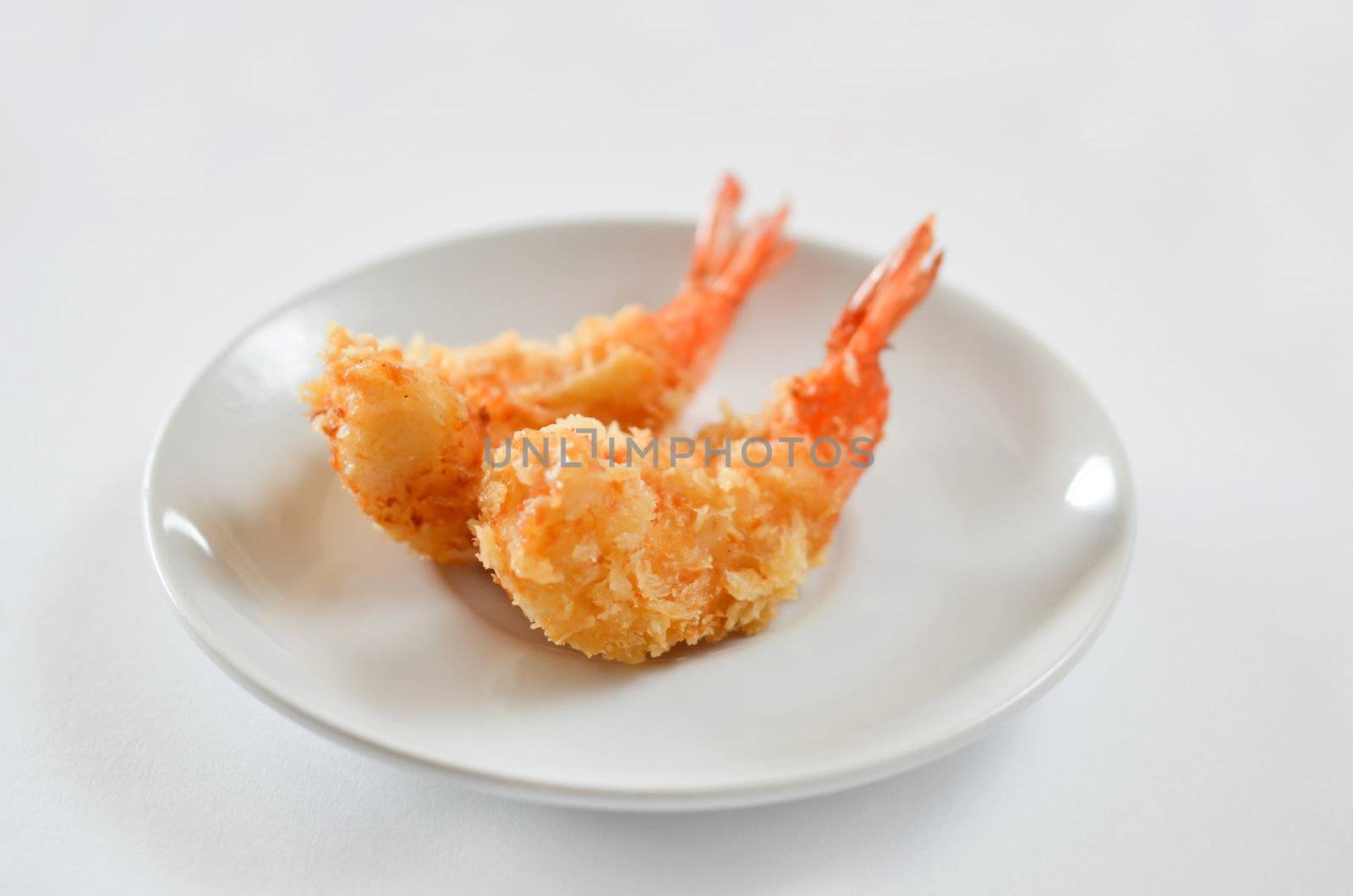 Fried Shrimps , Tempura is  Japanese cuisine
